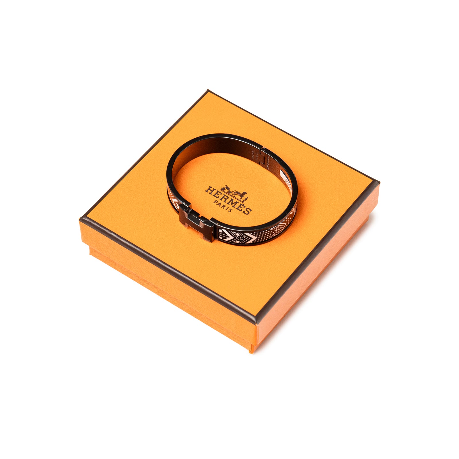 Hermès Clic HH Bandana So Black Bracelet Positif | Rome Station