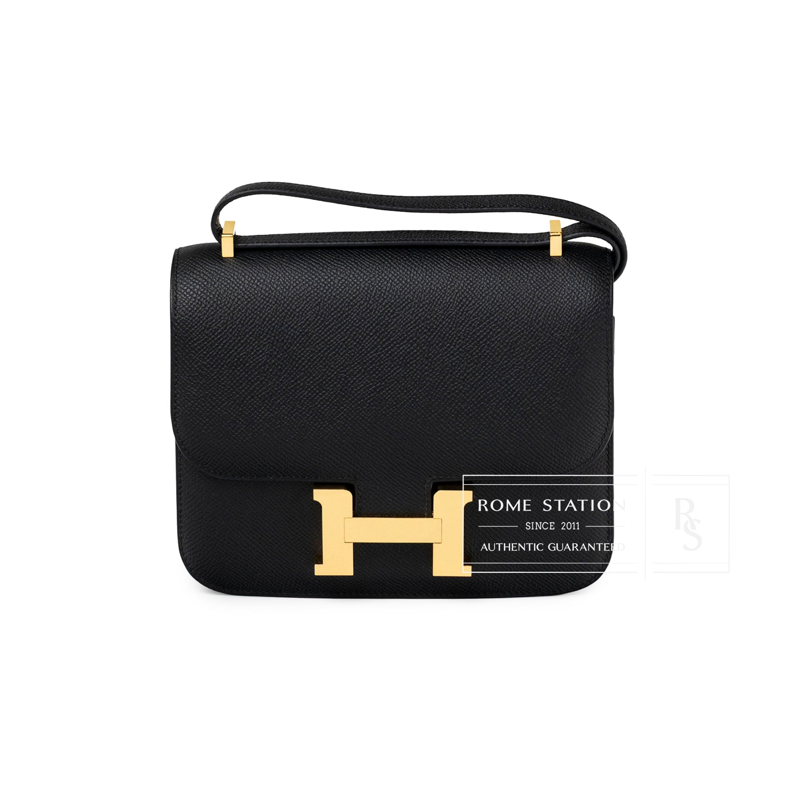 Hermès Constance 18 Black Epsom Gold Hardware | Rome Station