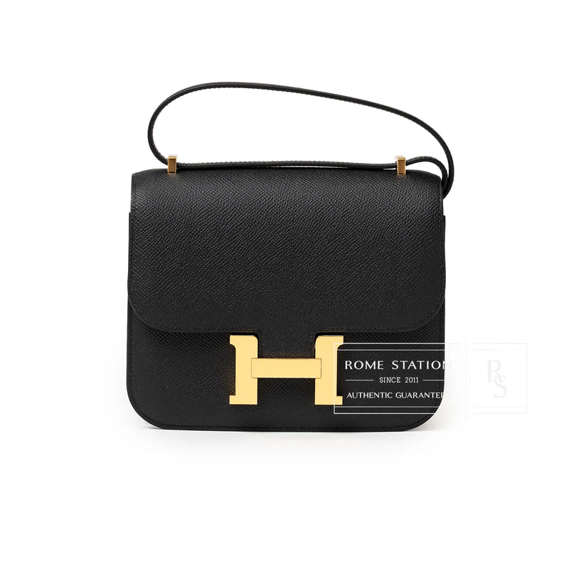 Hermès Constance 18 Black Epsom Gold Hardware – Rome Station