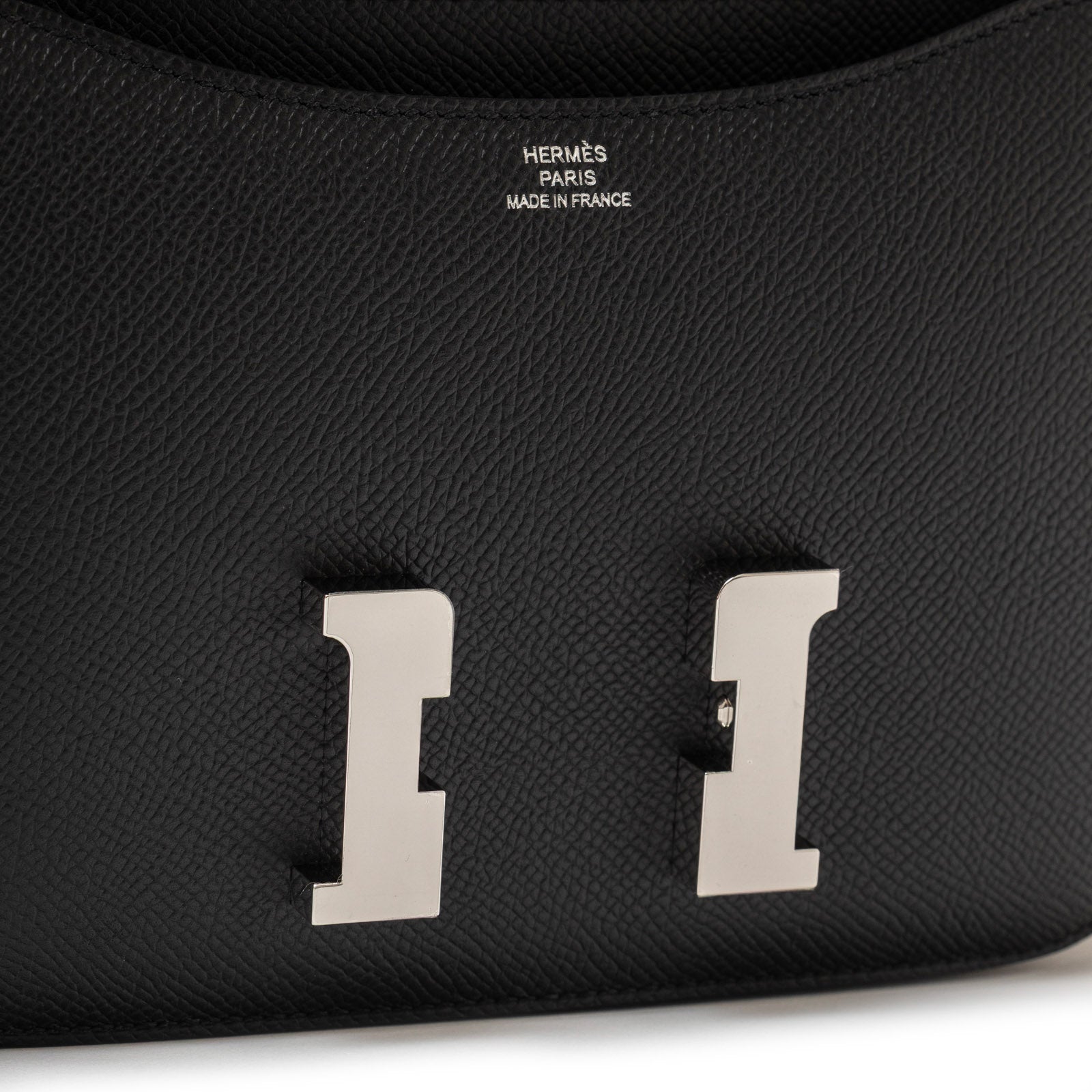 Hermès Constance 18 Black Epsom Palladium Hardware