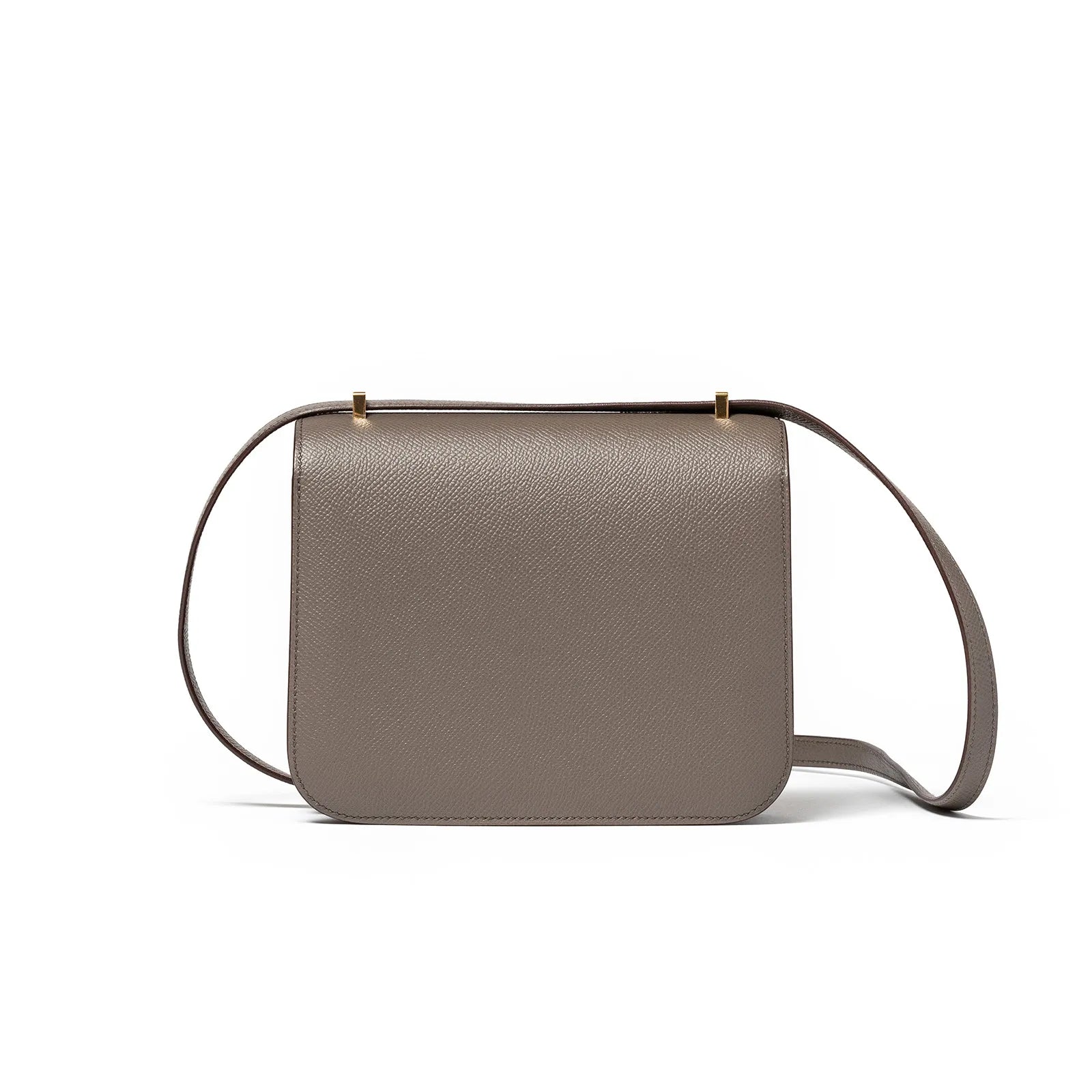 Hermès Mini Constance 18 Etain Epsom Gold Hardware