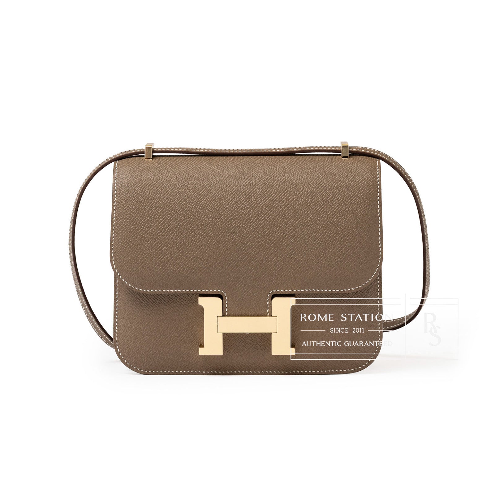 Hermès Constance 18 Etoupe Epsom Permabrass Hardware