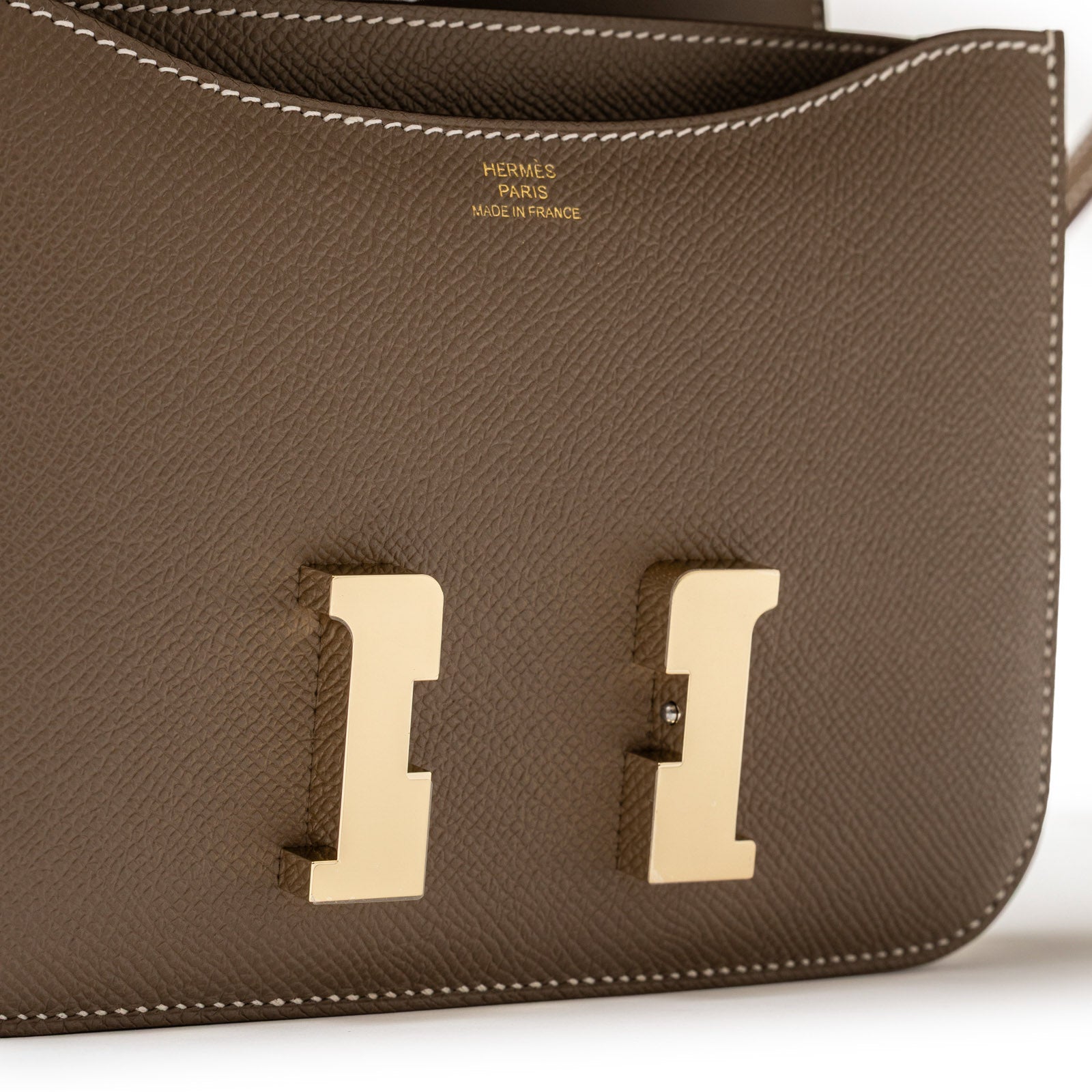 Hermès Constance 18 Etoupe Epsom Permabrass Hardware