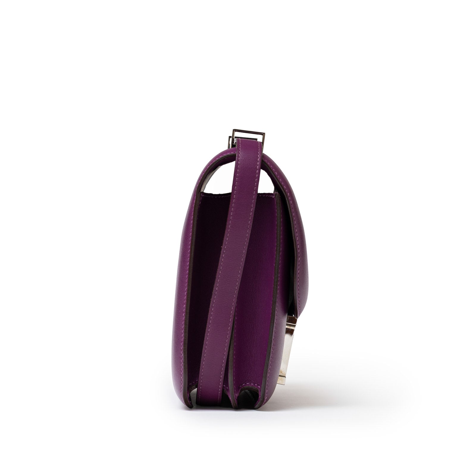 Hermès Constance 24 Anemone Swift Palladium Hardware - Side Left