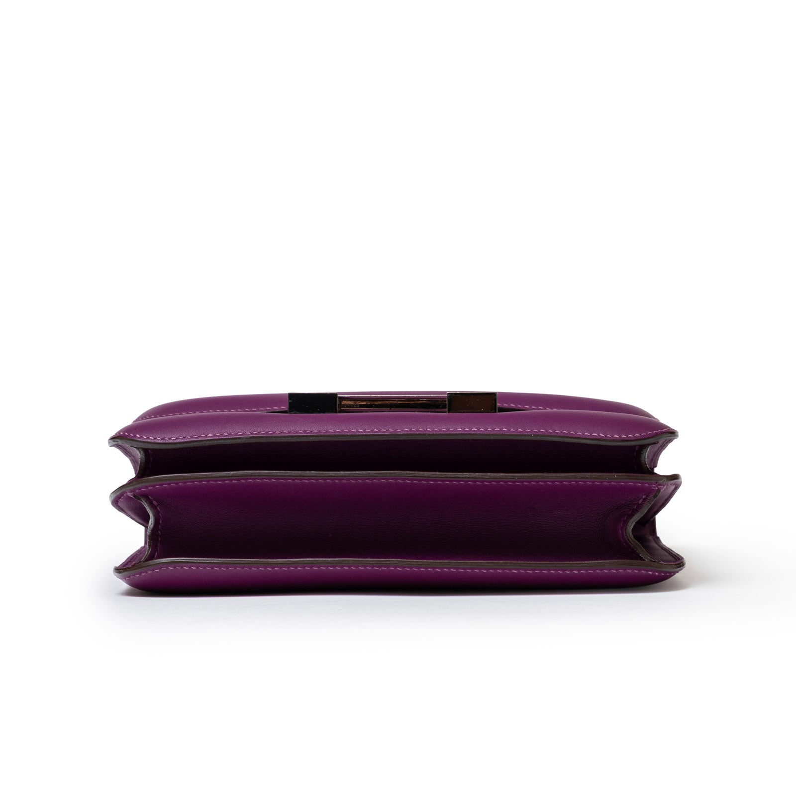 Hermès Constance 24 Anemone Swift Palladium Hardware - Bottom