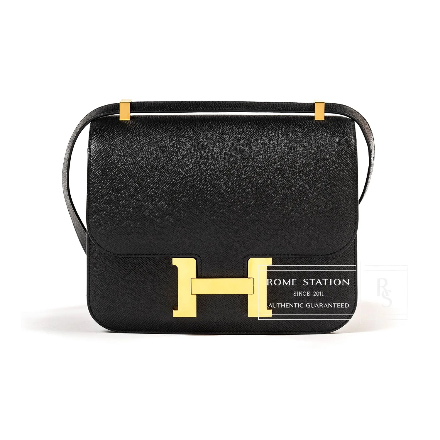 Hermès Constance 24 Black Epsom Gold Hardware