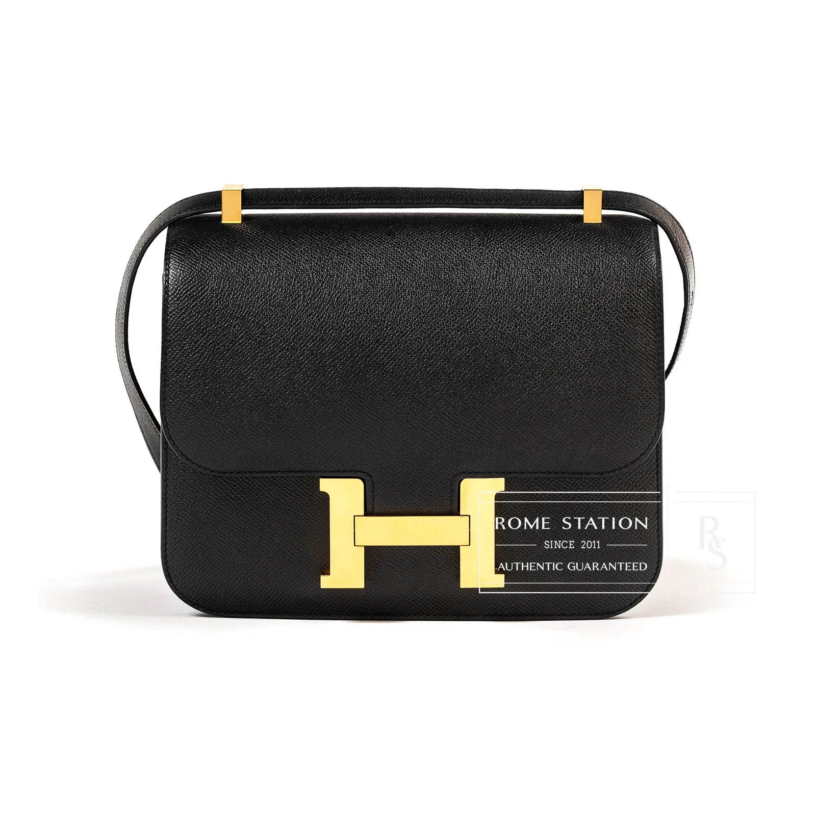 Hermès Constance 24 Black Epsom Gold Hardware