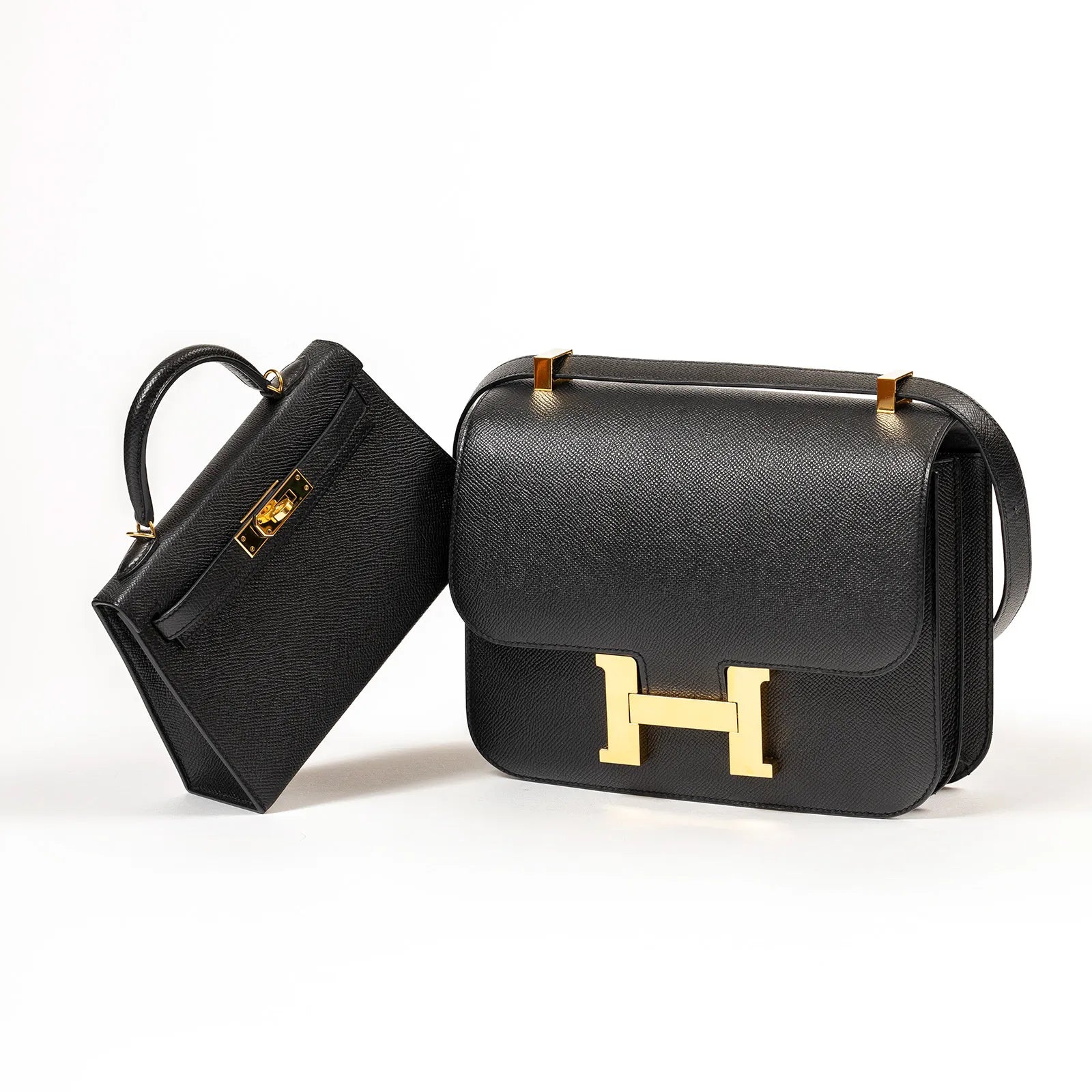 Hermès Constance 24 Black Epsom Gold Hardware