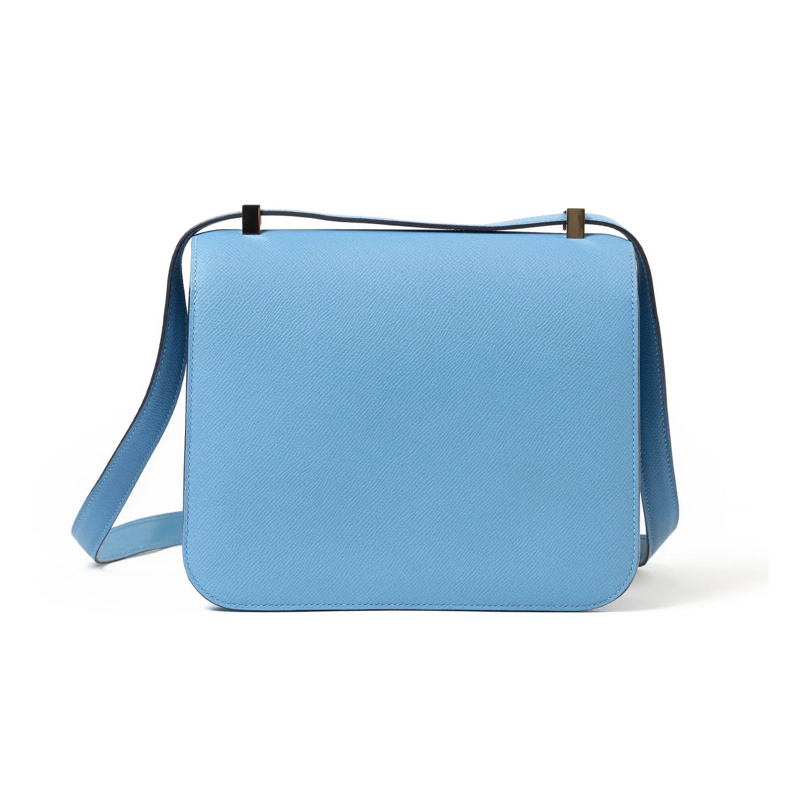 Hermès Constance 24 Blue Du Nord Epsom Rouge Enamel Hardware