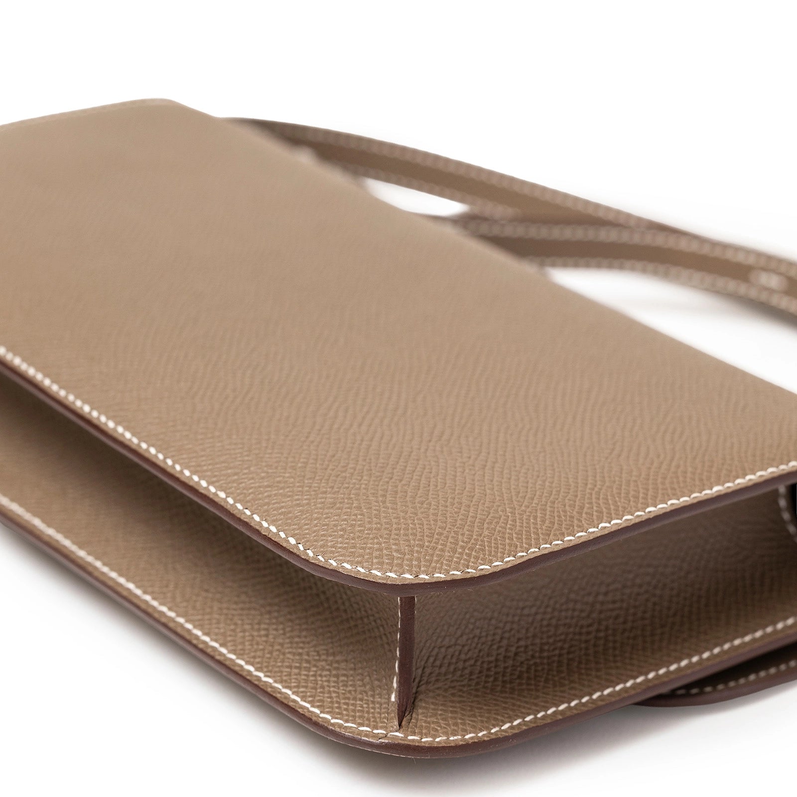 Hermès Constance Elan Etoupe Epsom Palladium Hardware - Back Corner Right