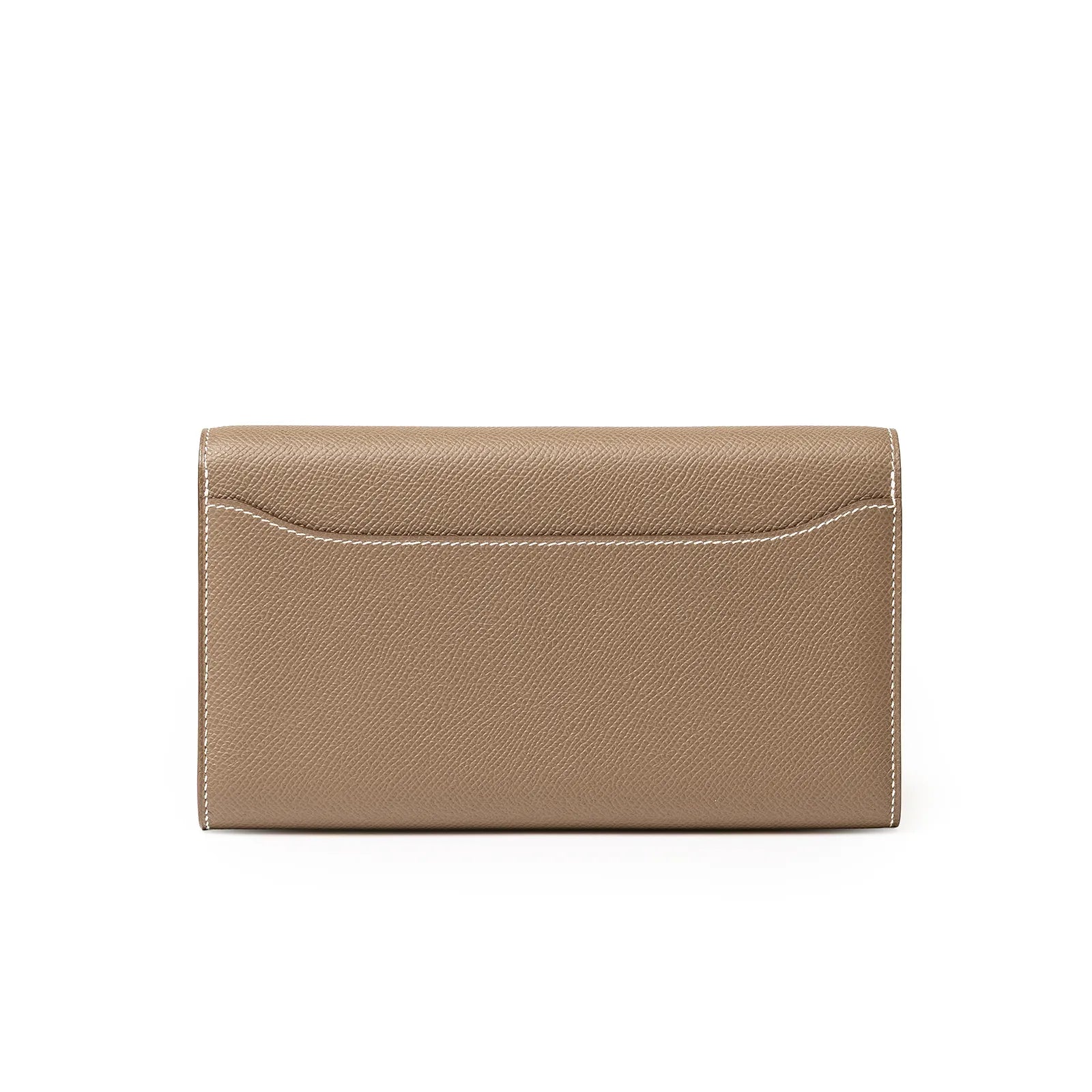 Hermès Constance Wallet To Go Etoupe Epsom Gold Hardware