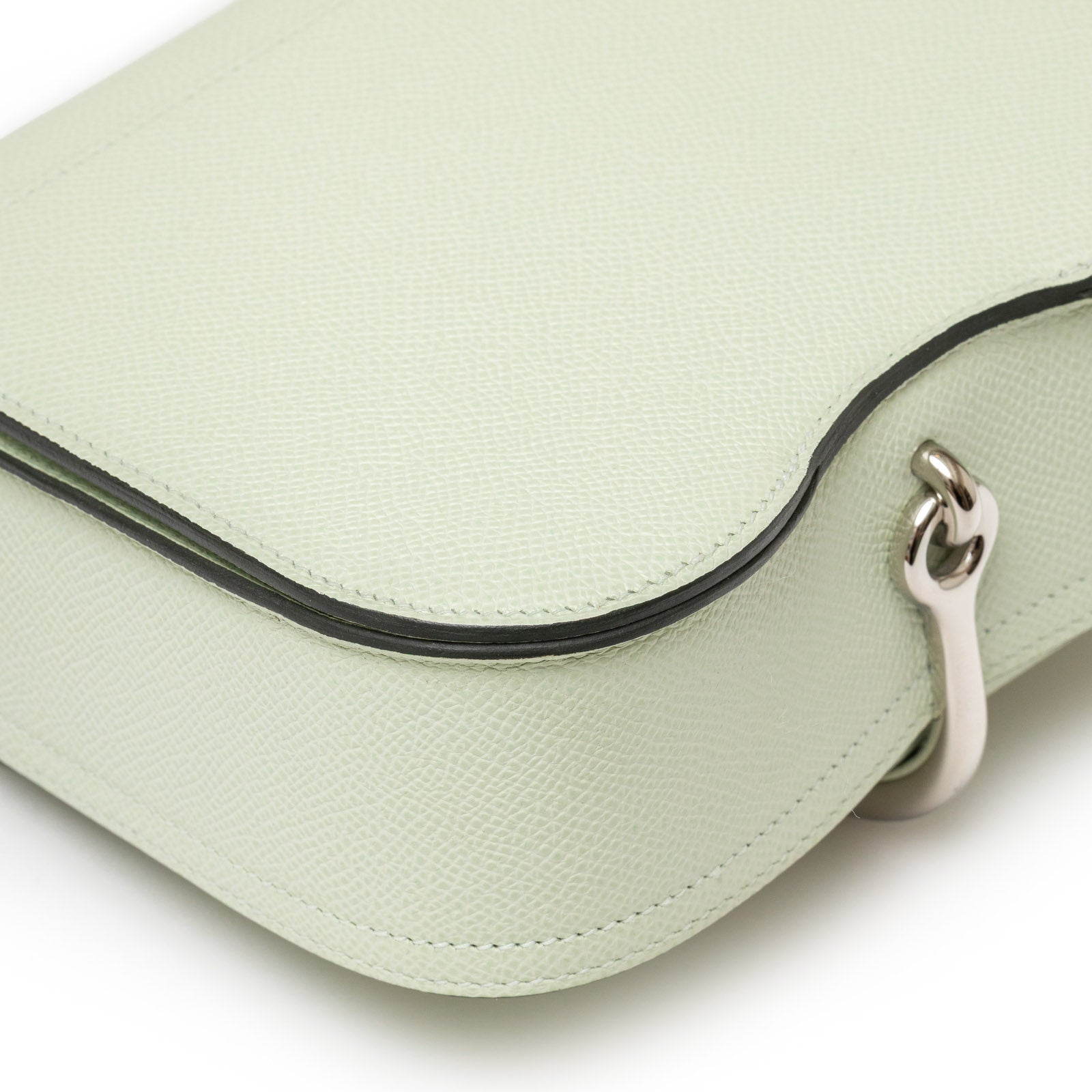 Hermès Della Cavalleria Mini Vert Fizz Epsom Palladium Hardware
