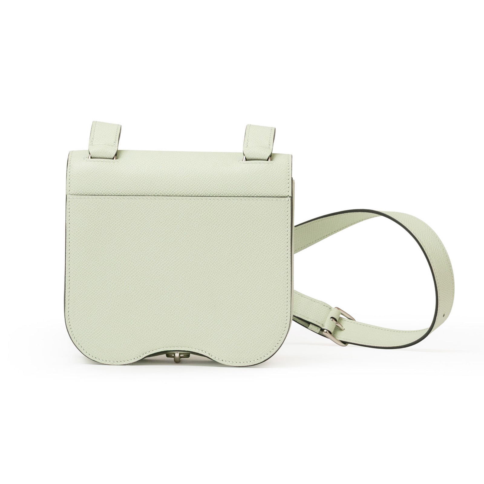 Hermès Della Cavalleria Mini Vert Fizz Epsom Palladium Hardware