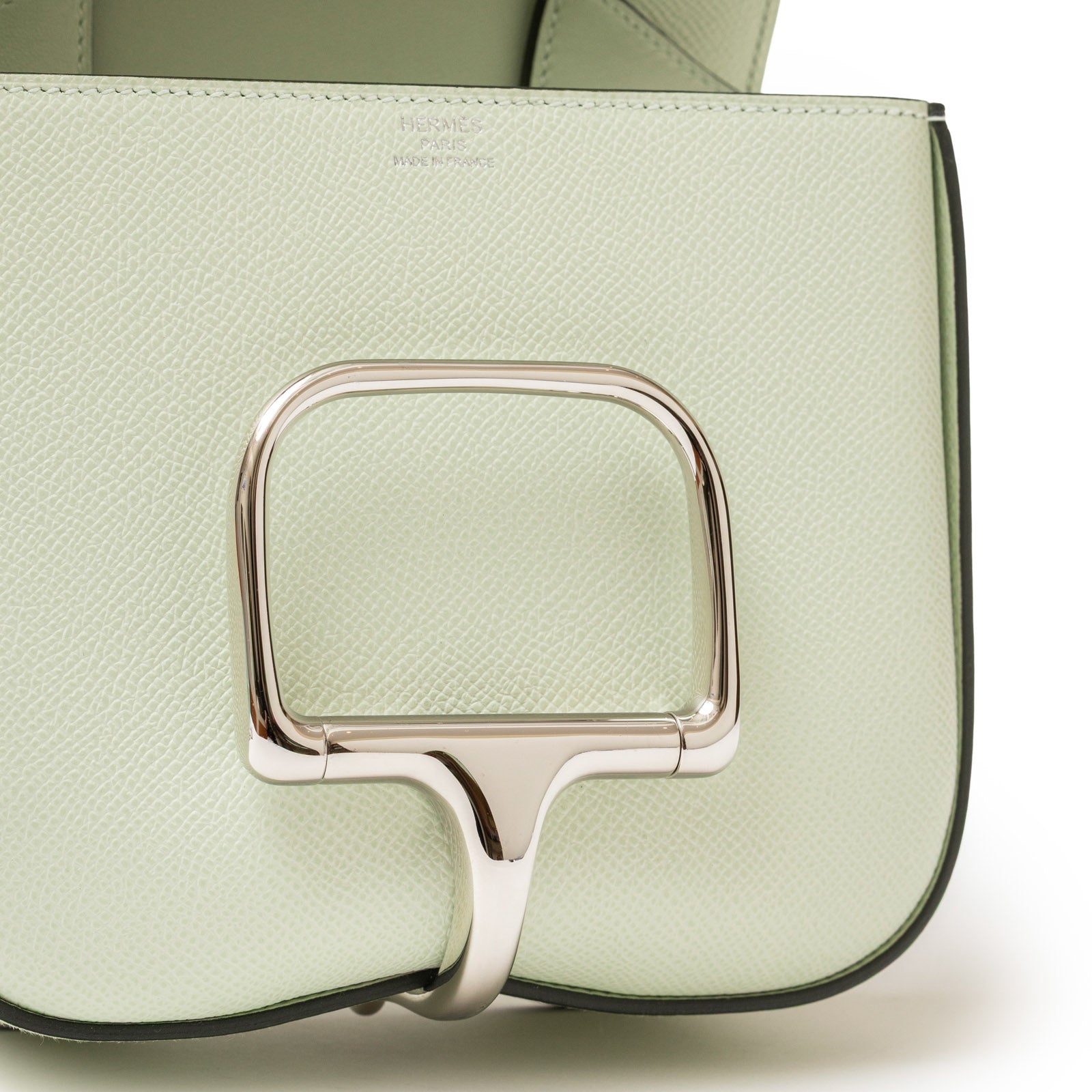 Hermès Della Cavalleria Mini Vert Fizz Epsom Palladium Hardware