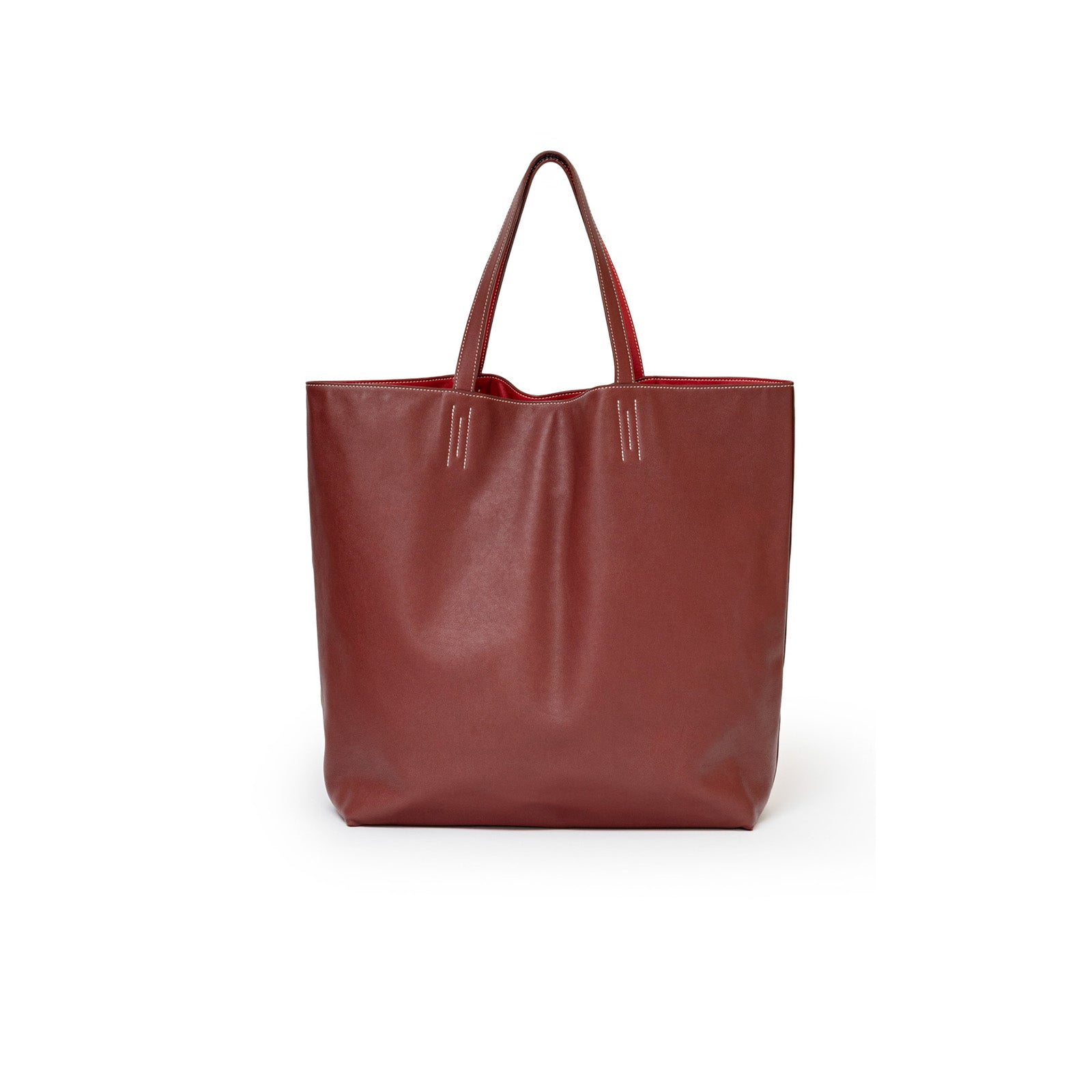 Hermès Double Sense 45 Rouge/Bicolor Swift - Front
