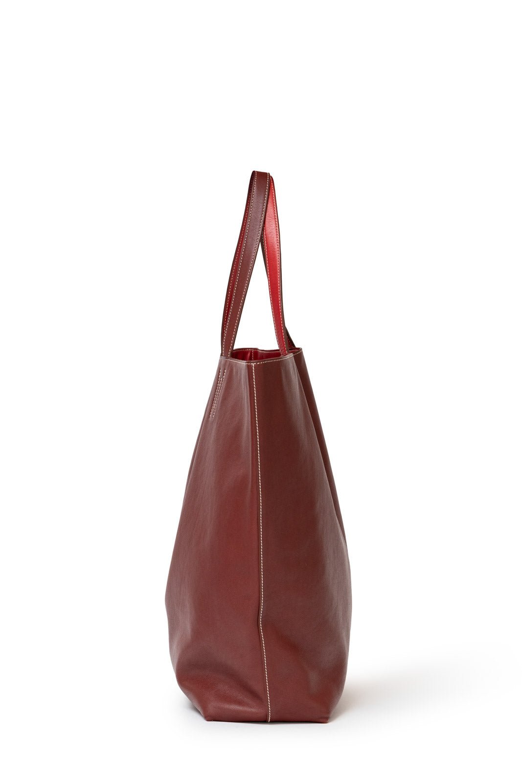 Hermès Double Sense 45 Rouge/Bicolor Swift - Side Left