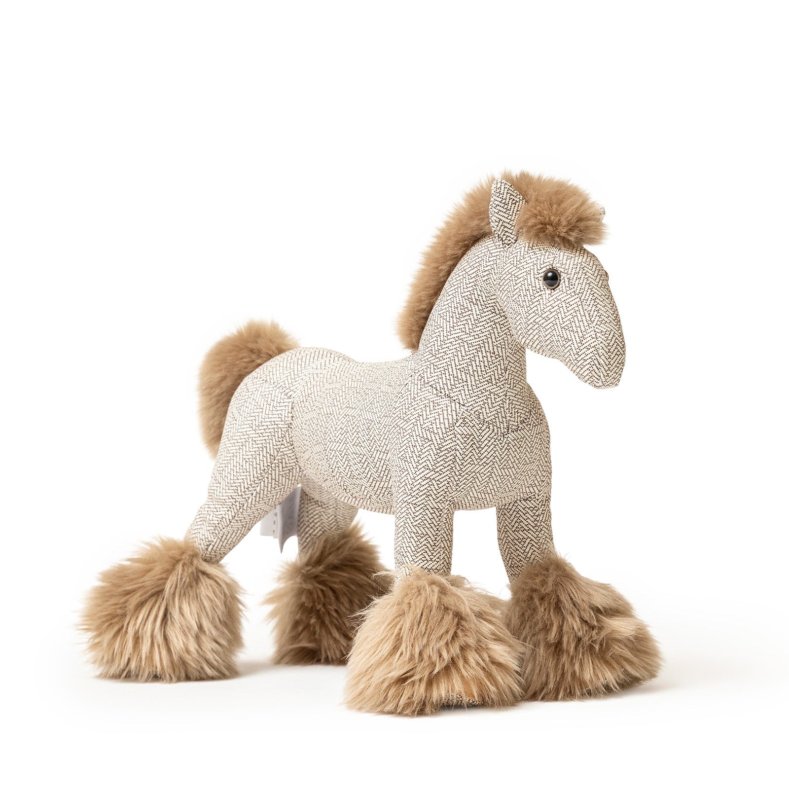 Hermès Ecru and Cognac Hermy Horse Doll PPM