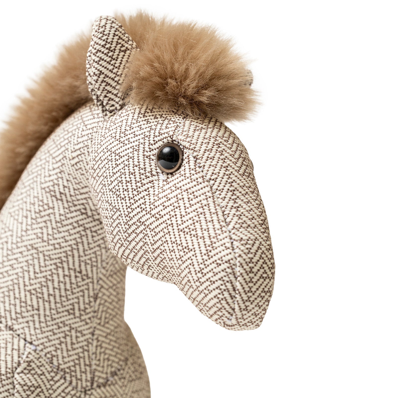 Hermès Ecru and Cognac Hermy Horse Doll PPM