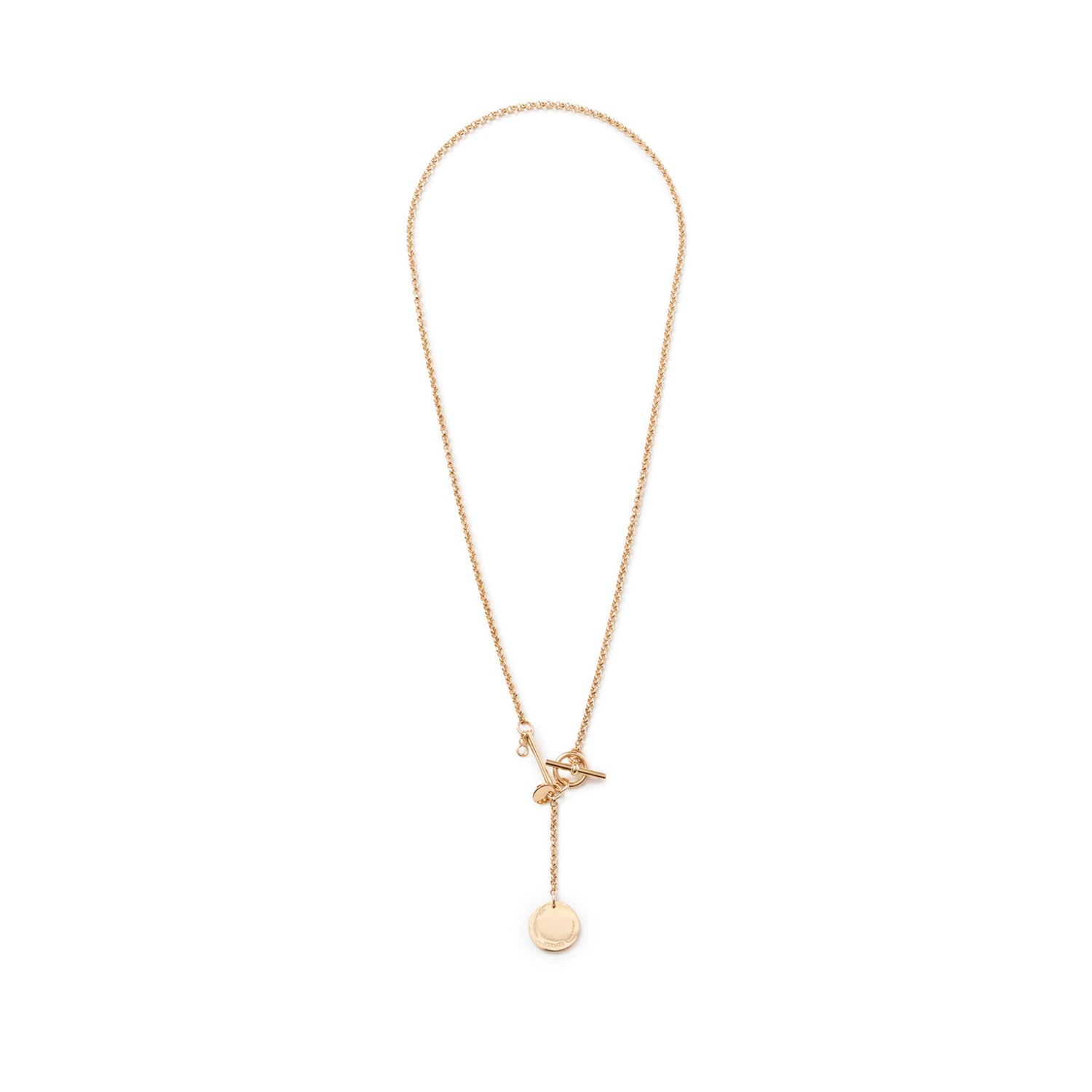 Hermès Ex-Libris Diamond Pendant Necklace Small model Rose Gold Au750 - Back
