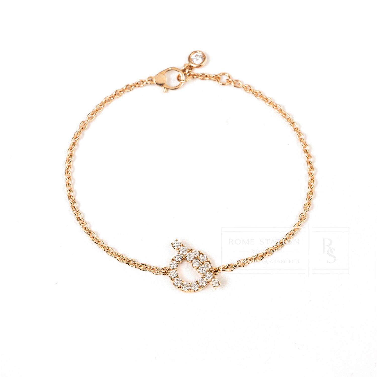 Hermès Finesse Bracelet Rose Gold ST AU750