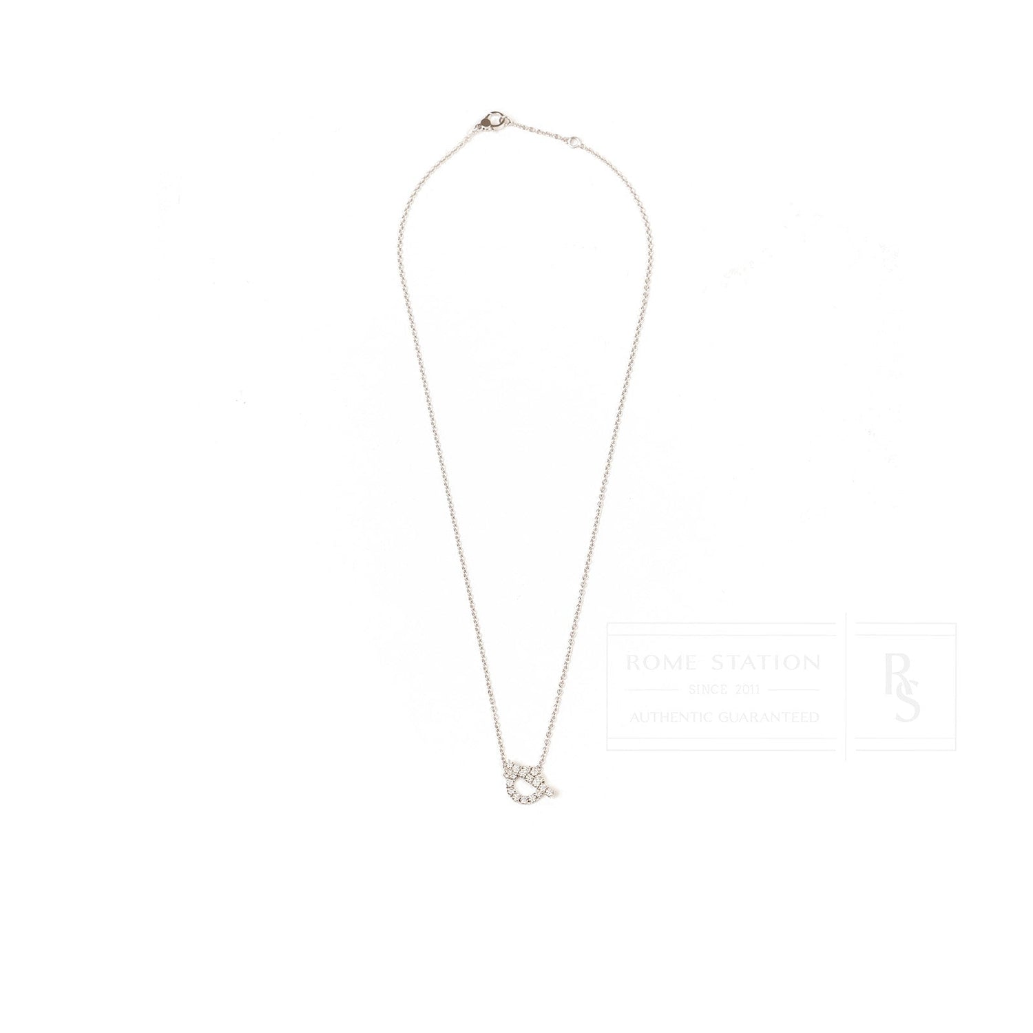 Hermès Finesse Pendant White Gold Au750