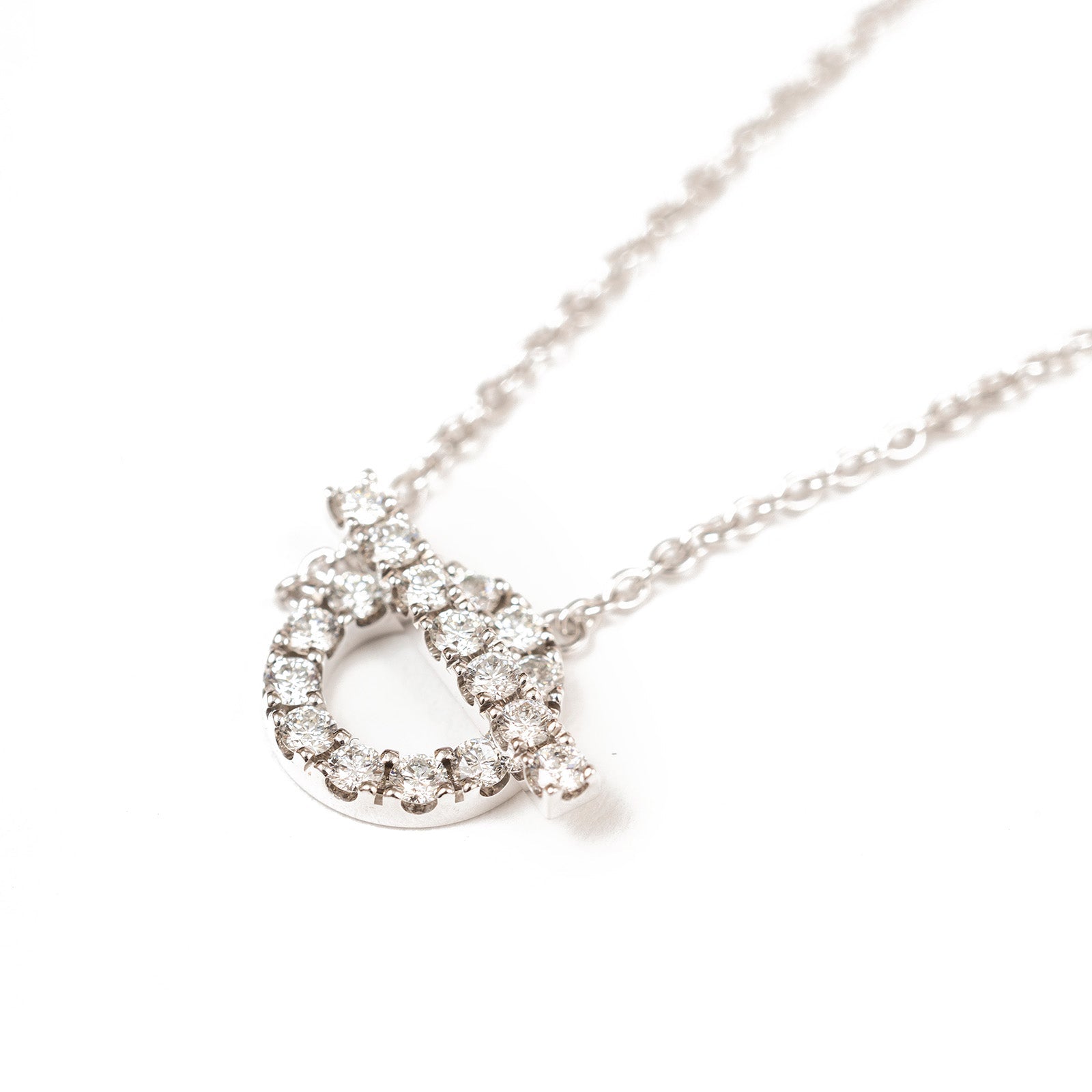 Hermès Finesse Pendant White Gold Au750