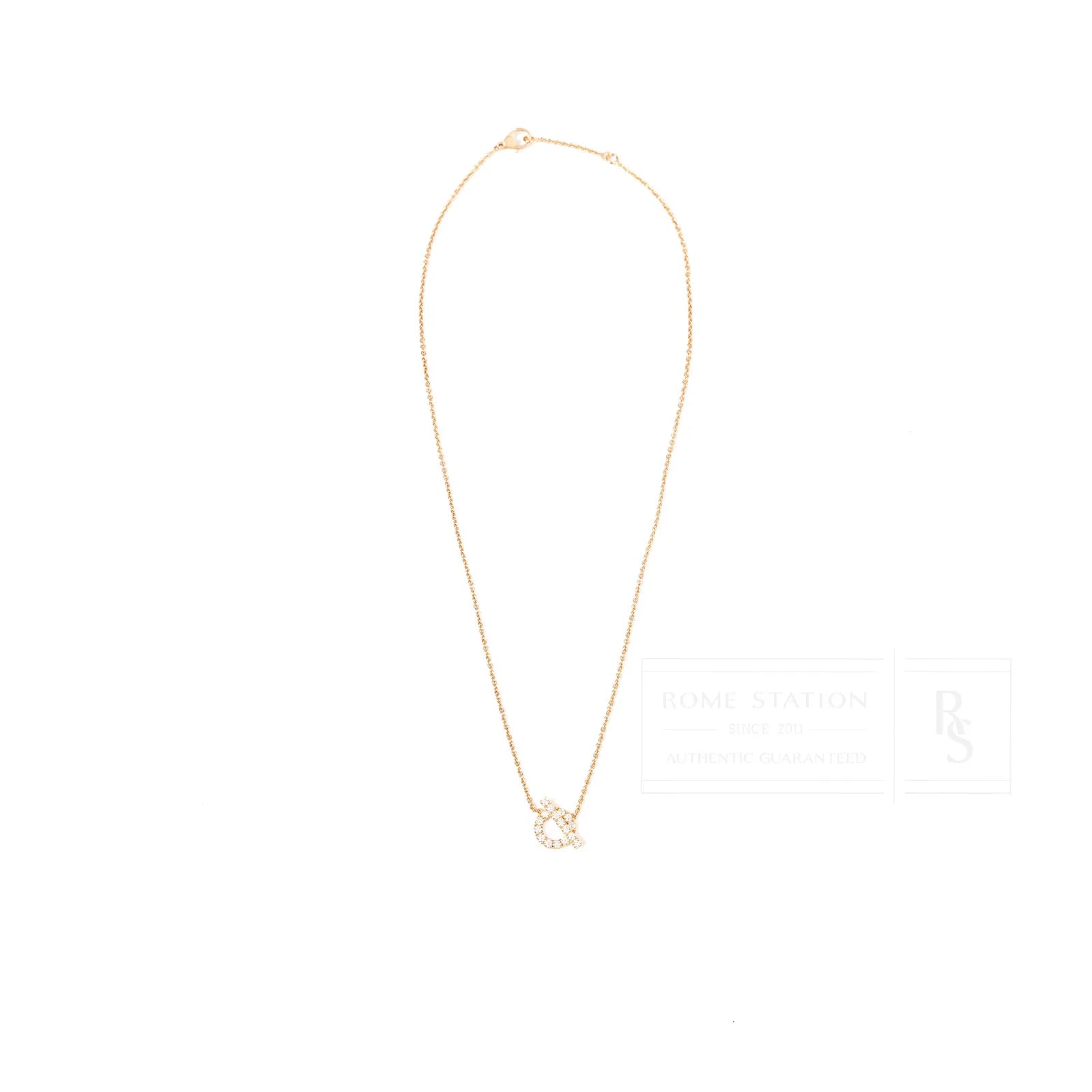 Hermès Finesse Pendant Rose Gold AU750