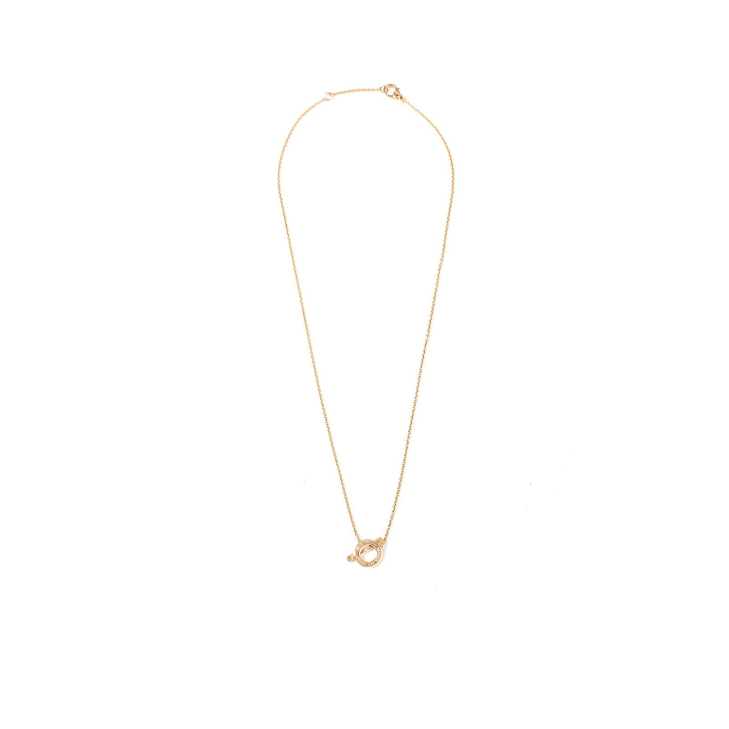 Hermès Finesse Pendant Rose Gold AU750