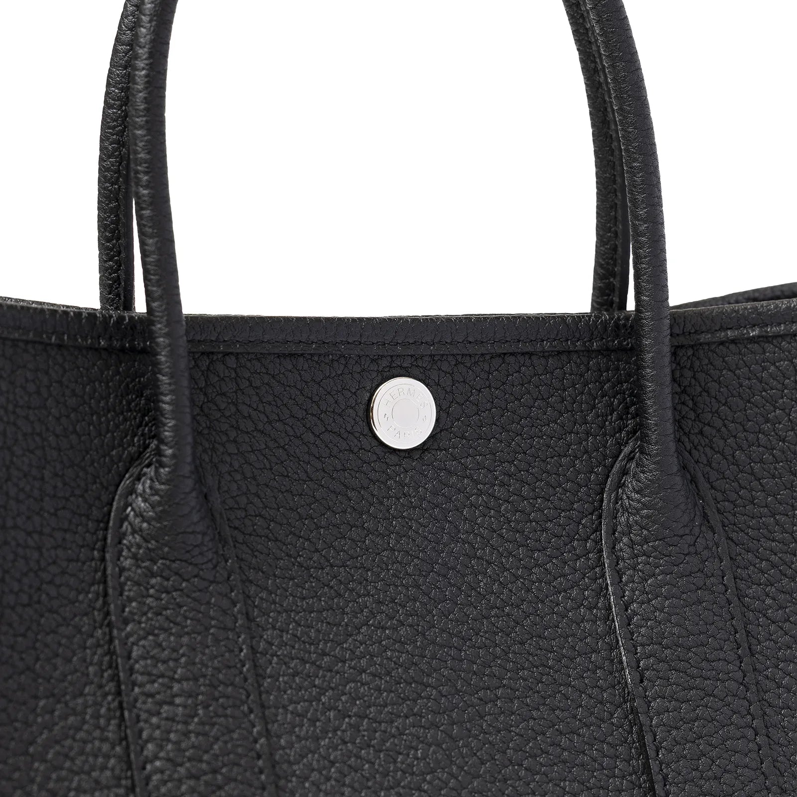 Hermès Garden Party 30 Black Negonda Palladium Hardware