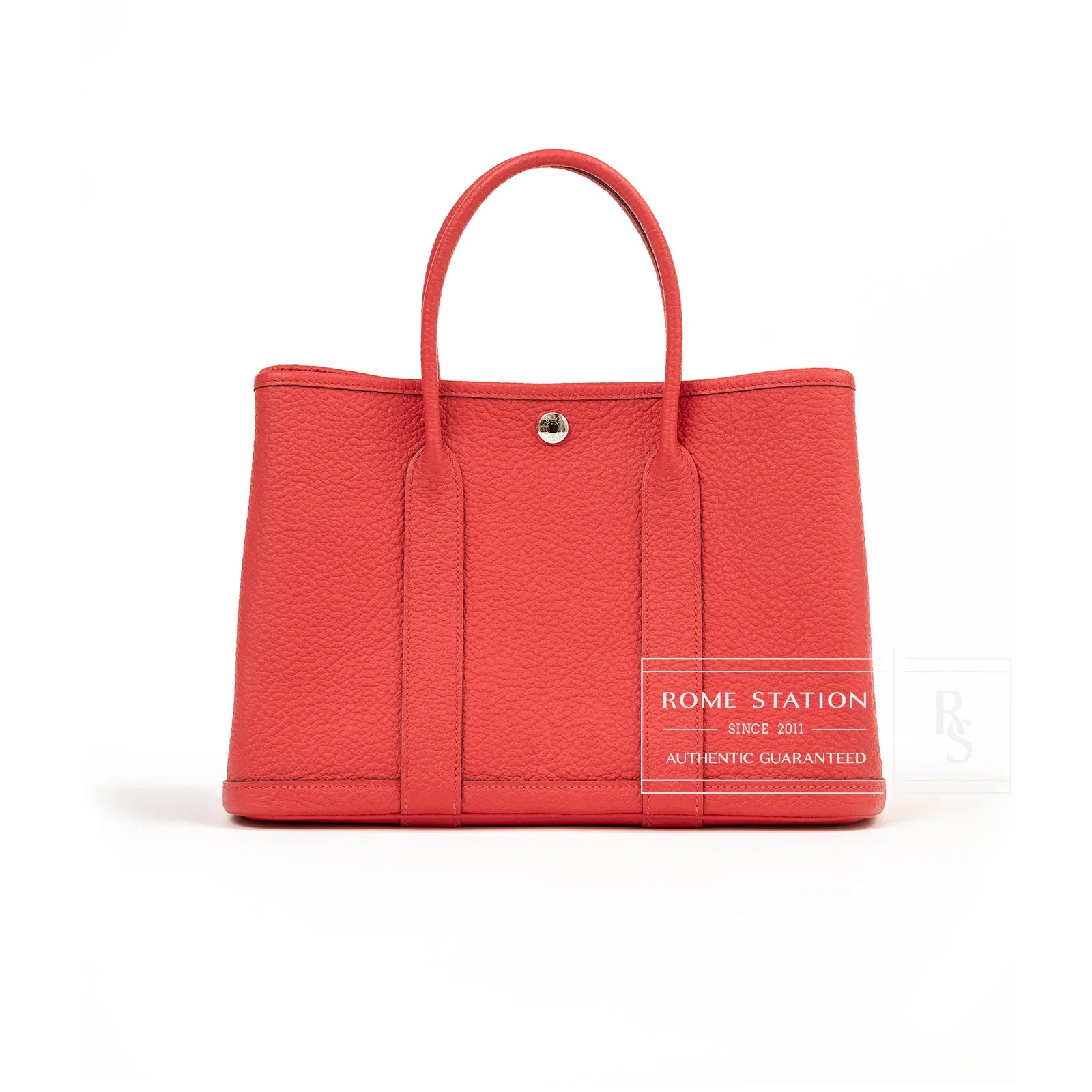 Hermès Garden Party 30 Rose Negonda Palladium Hardware