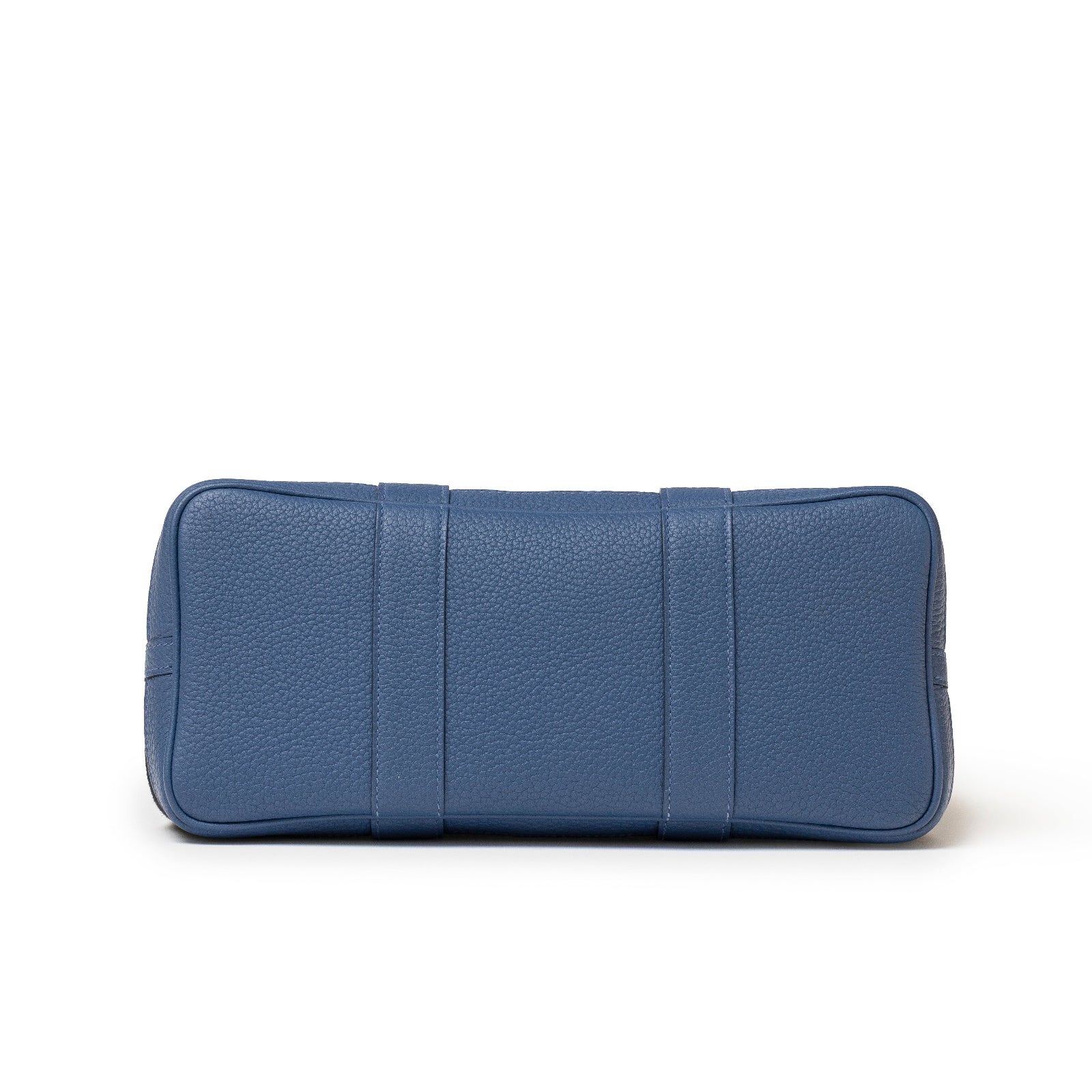 Hermès Garden Party 30 Tolie Black/Blue Brighton Palladium Hardware