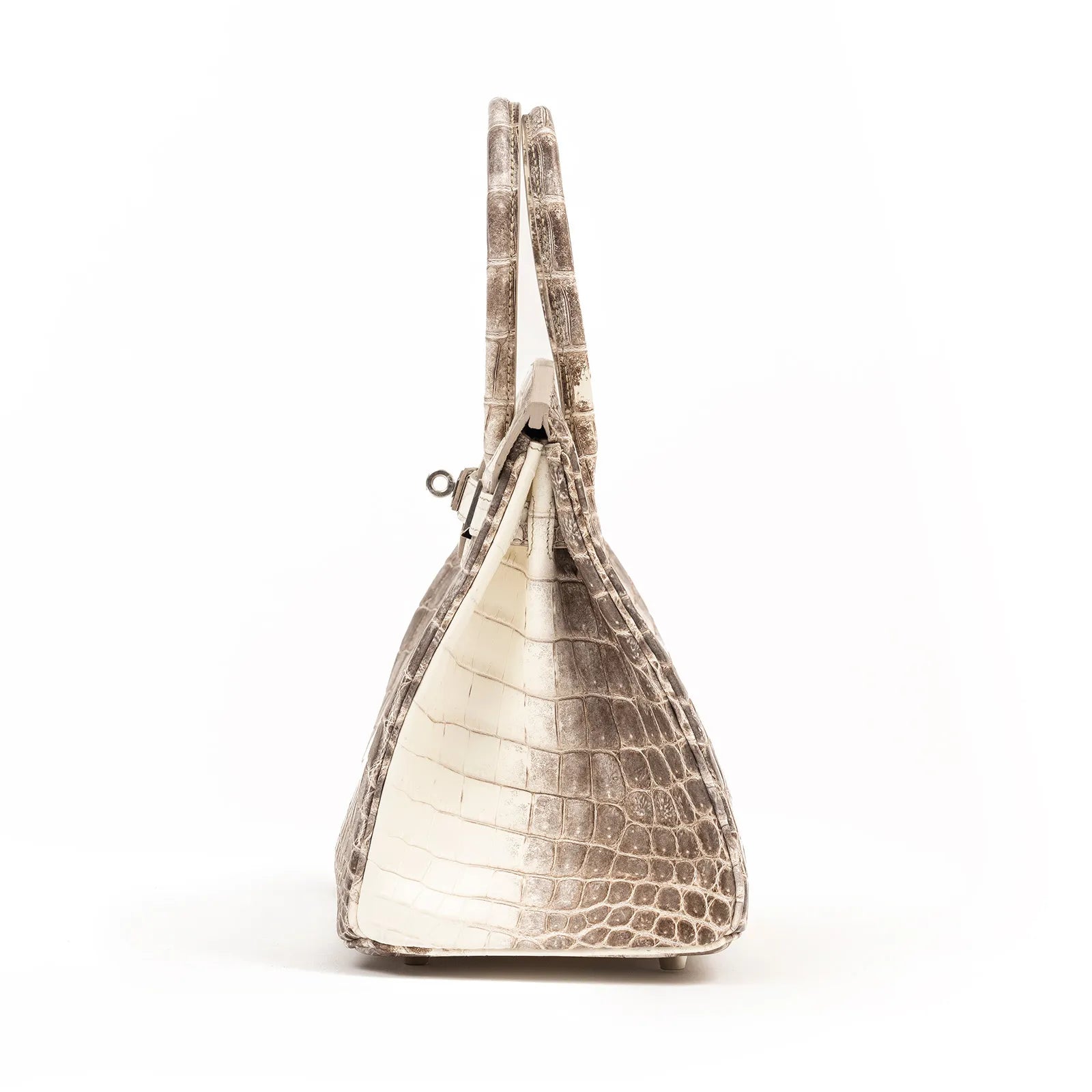 Hermès Himalaya Birkin 30 Matte Niloticus Crocodile Palladium Hardware - Handbags
