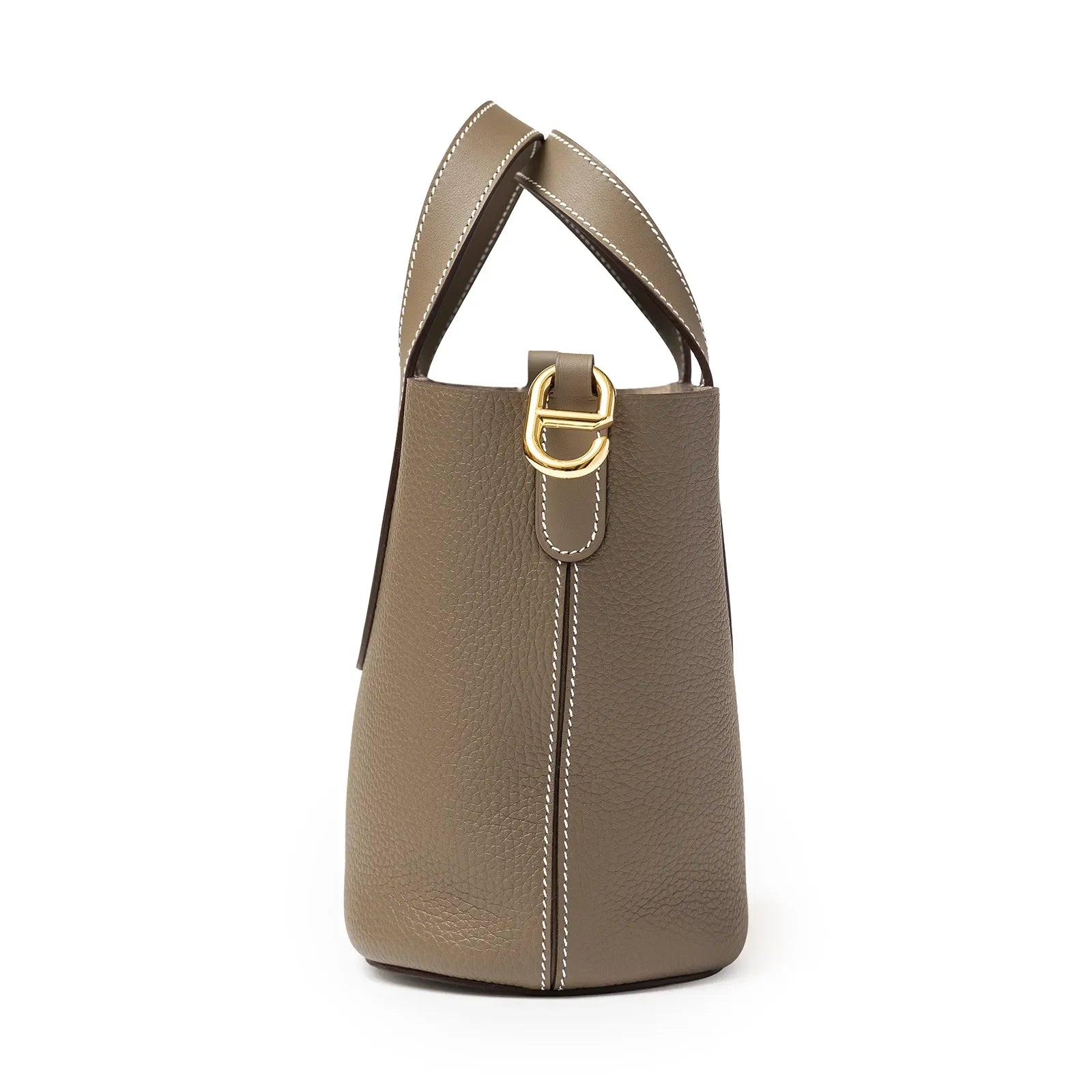 Hermès In-The-Loop 18 Etoupe Clemence and Swift Gold Hardware