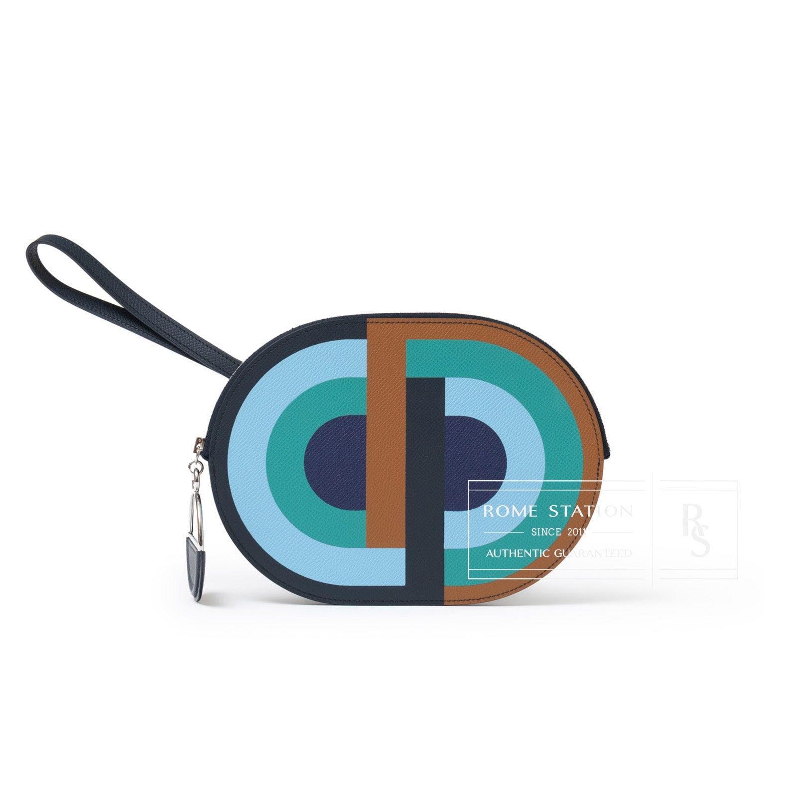 Hermès In The Loop To Go Marquetee Gold/Black/Vert/Blue Epsom Palladium Hardware