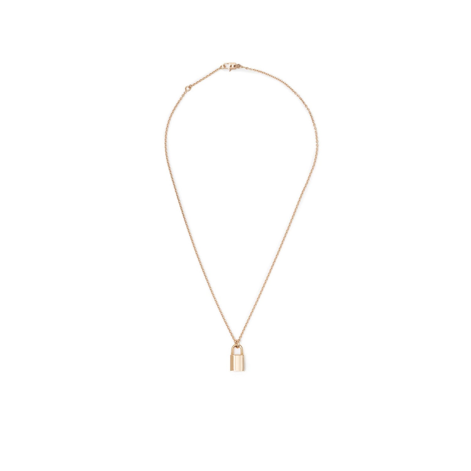 Hermès Kelly Cadnas Pendant Diamond with Rose Gold Au750