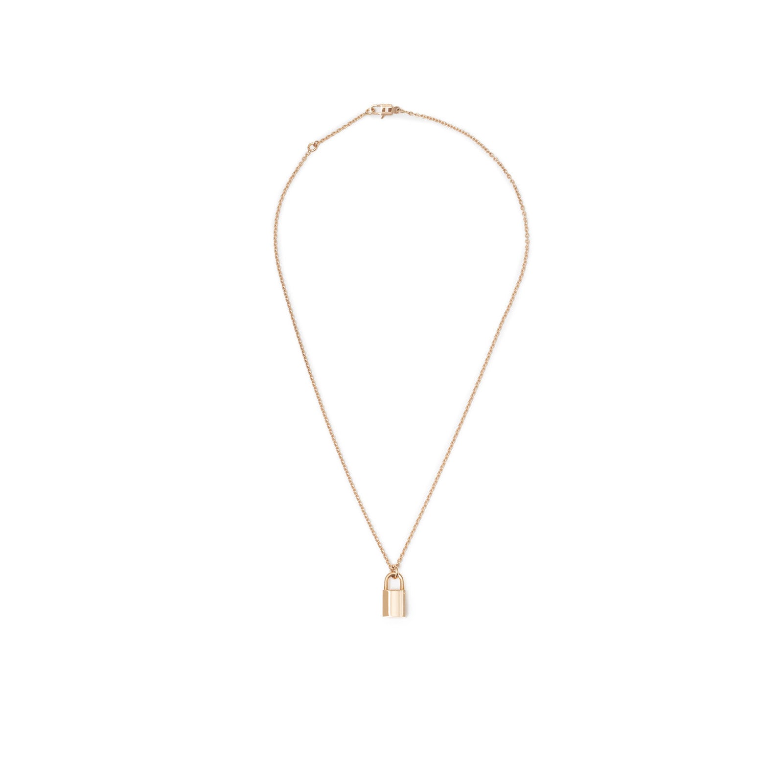 Hermès Kelly Cadnas Pendant Diamond with Rose Gold Au750