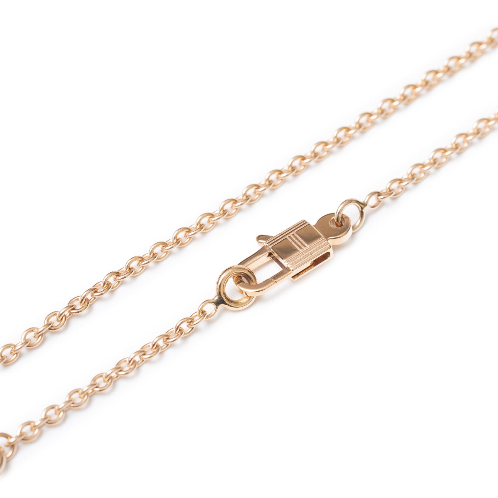 Hermès Kelly Cadnas Pendant Diamond with Rose Gold Au750