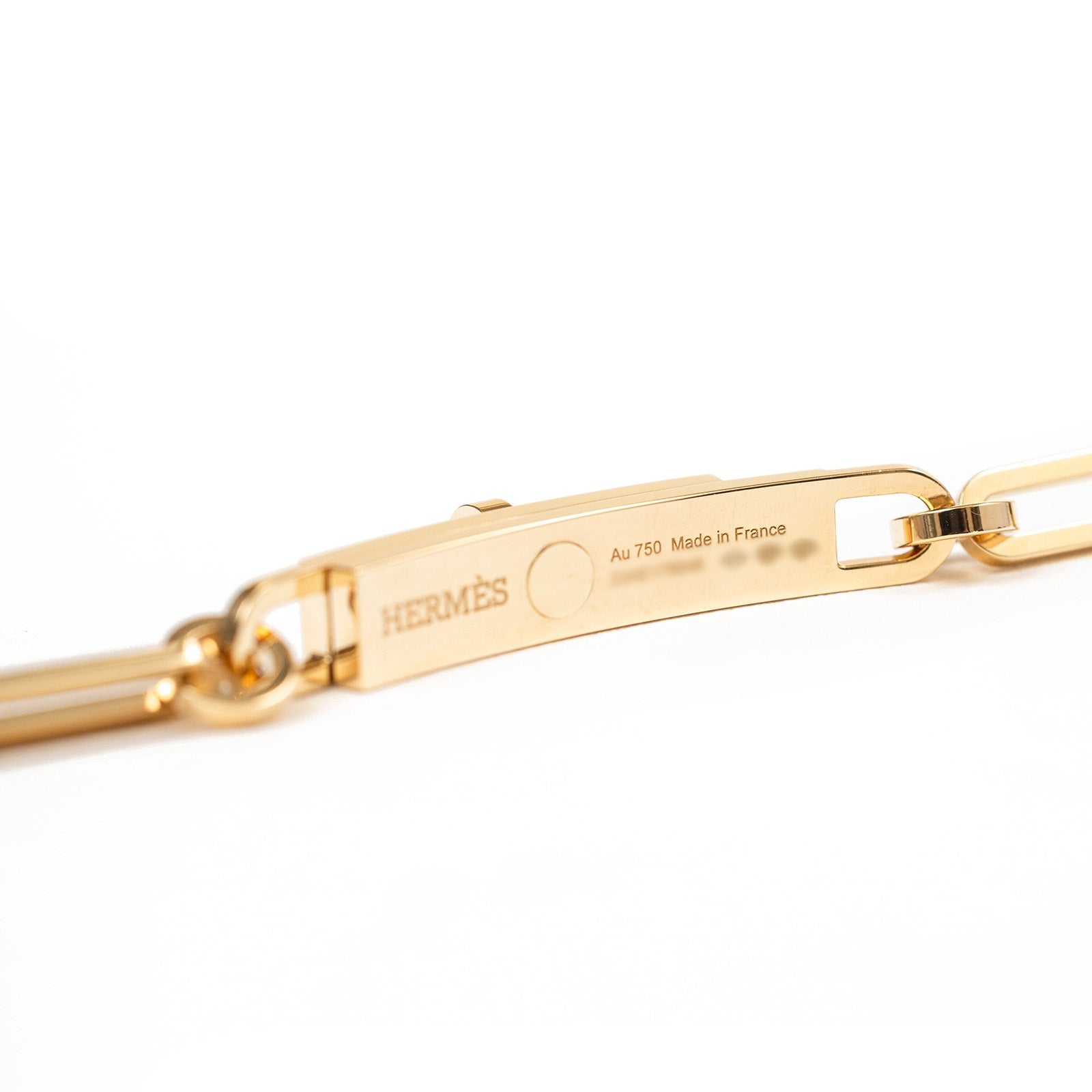 Hermès Kelly Chaine Bracelet/Necklace Yellow Gold Au750