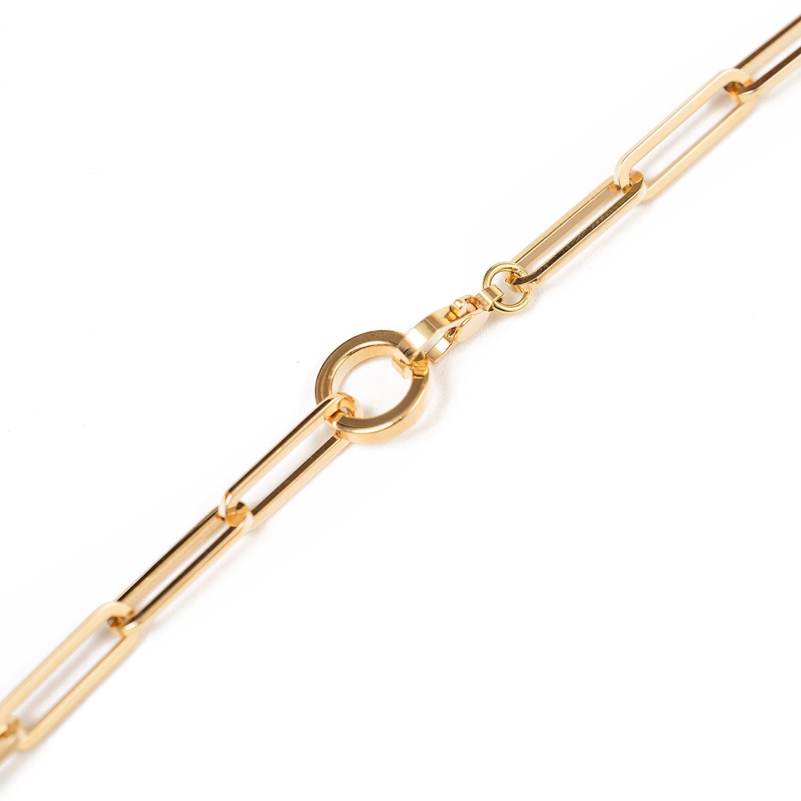 Hermès Kelly Chaine Bracelet/Necklace Yellow Gold Au750