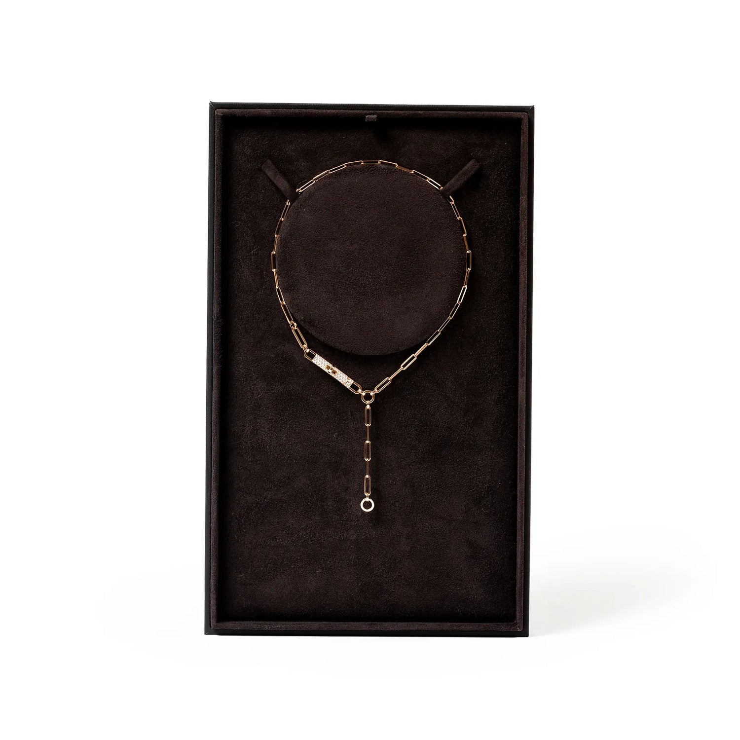 Hermès Kelly Chaine Necklace Rose Gold