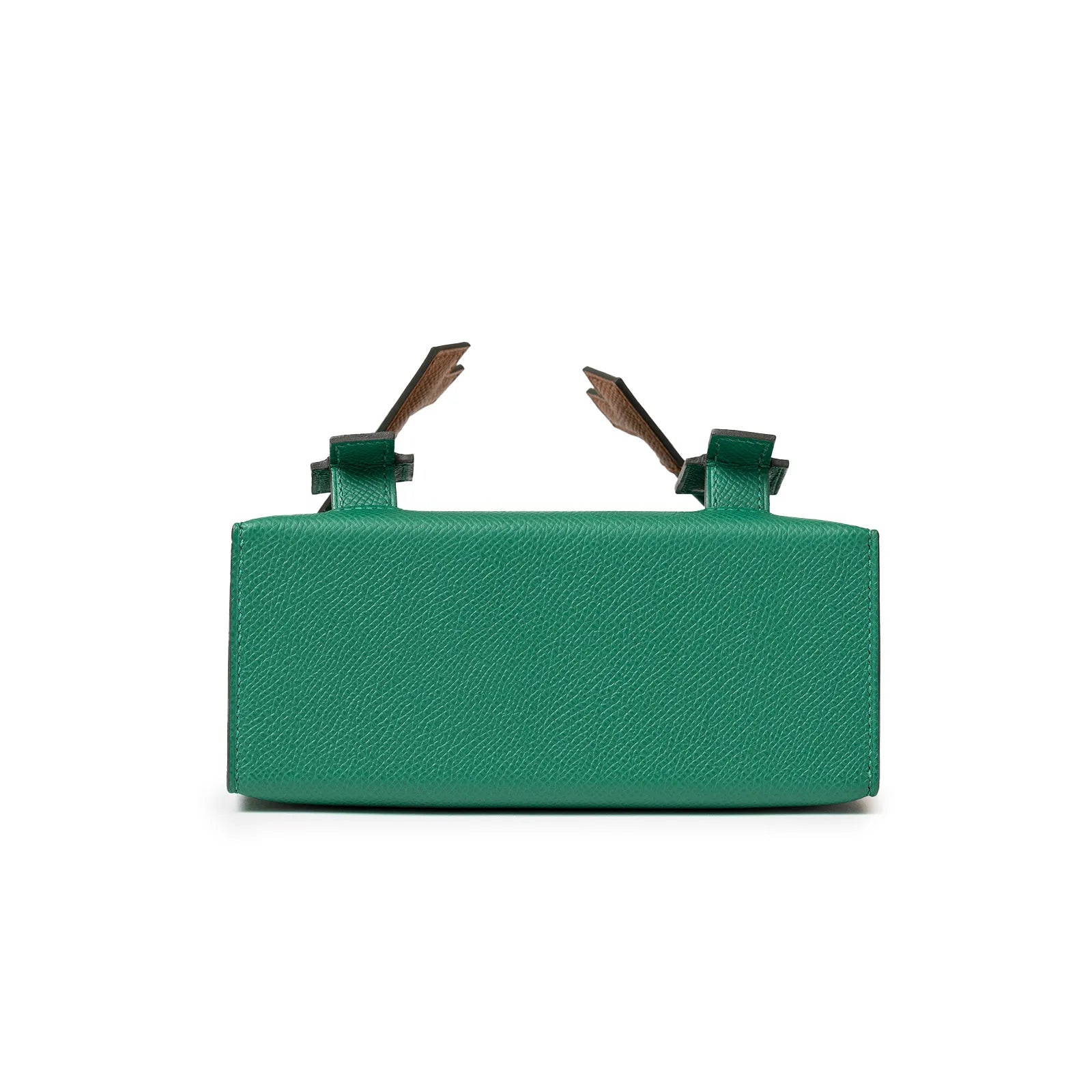 Hermès Kelly Dole Picto Vertigo /Gold/Zanzibar/Misty Epsom Palladium Hardware handbag with brown accents