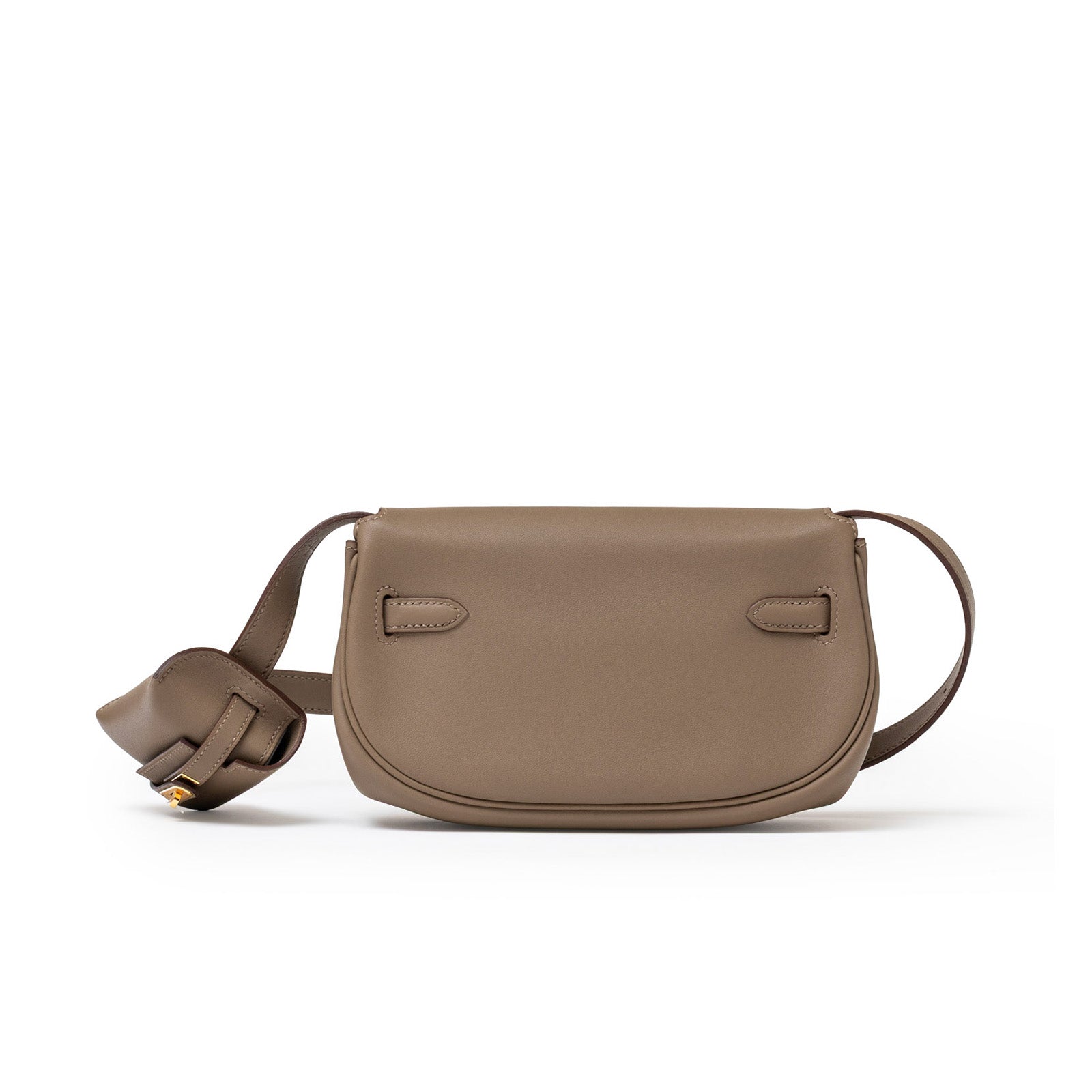 Hermès Kelly Moove Etoupe Swift Gold Hardware - Back