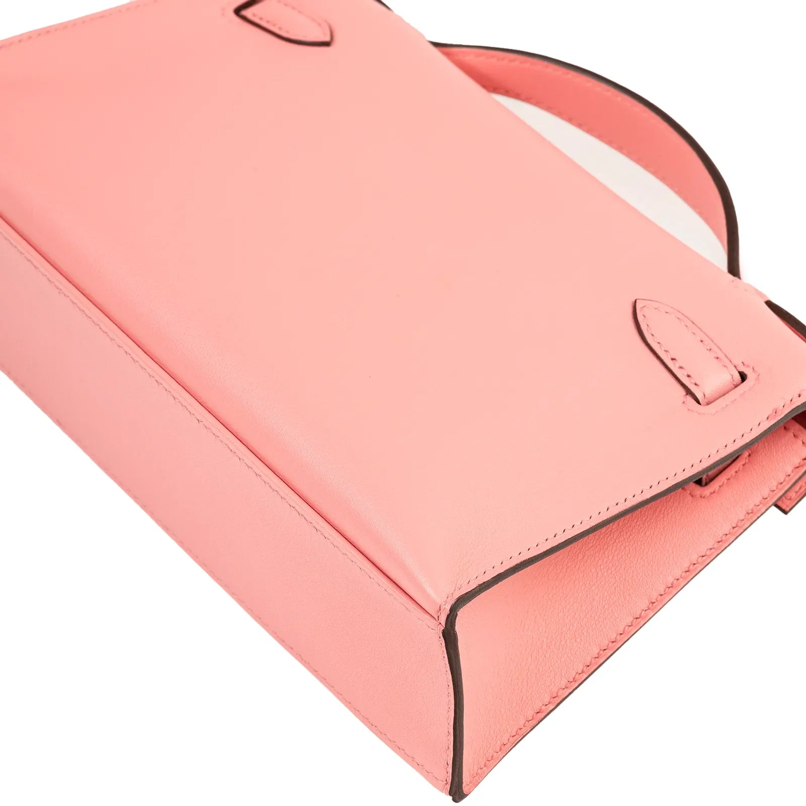 Hermès Kelly Pochette Rose D’Ete Swift Palladium Hardware