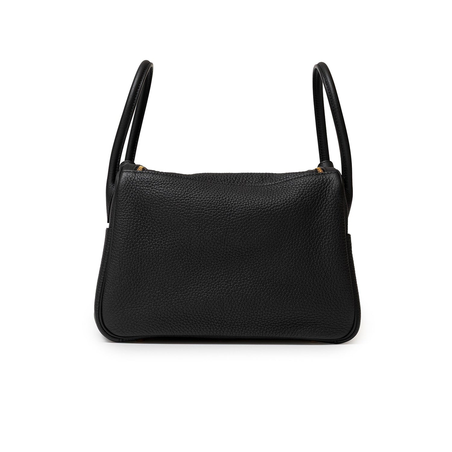Hermès Lindy 26 Black Clemence Gold Hardware