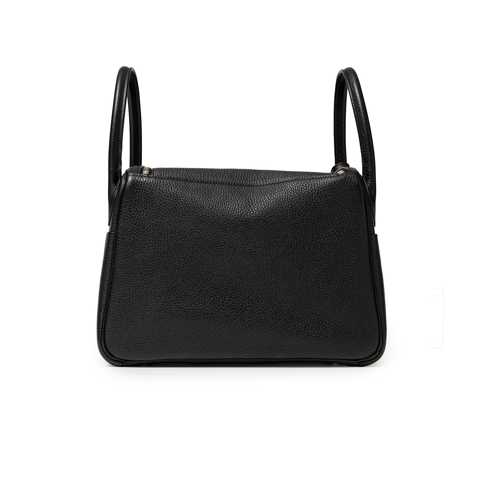 Hermès Lindy 30 Black Clemence Palladium Hardware