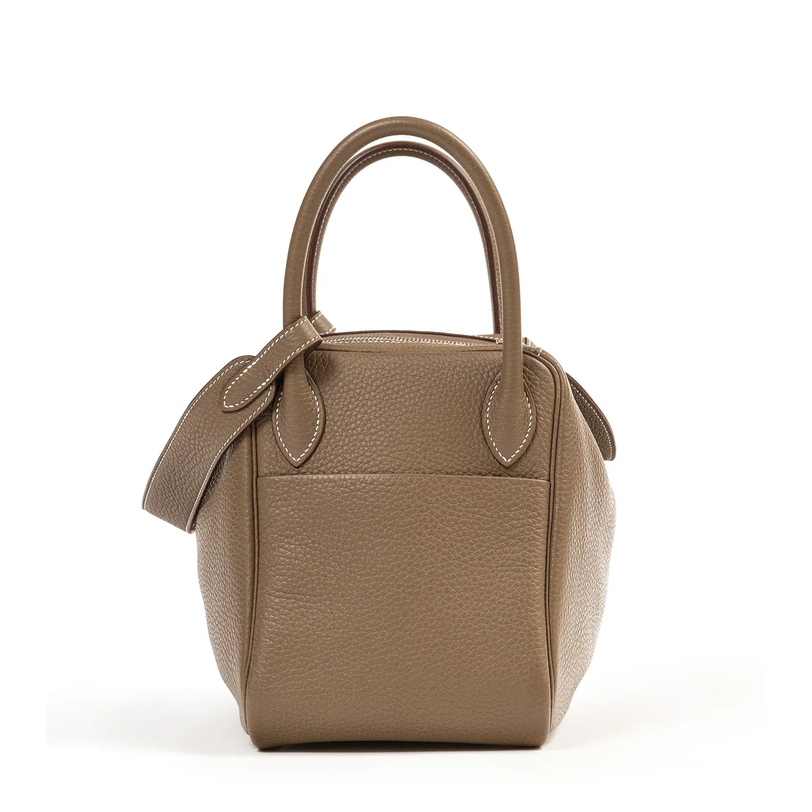 Hermès Lindy 30 Etoupe Clemence Palladium Hardware