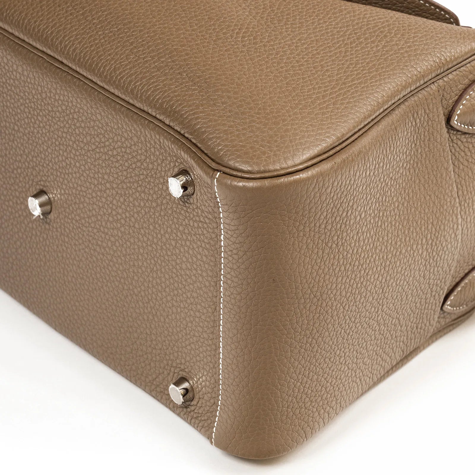 Hermès Lindy 30 Etoupe Clemence Palladium Hardware