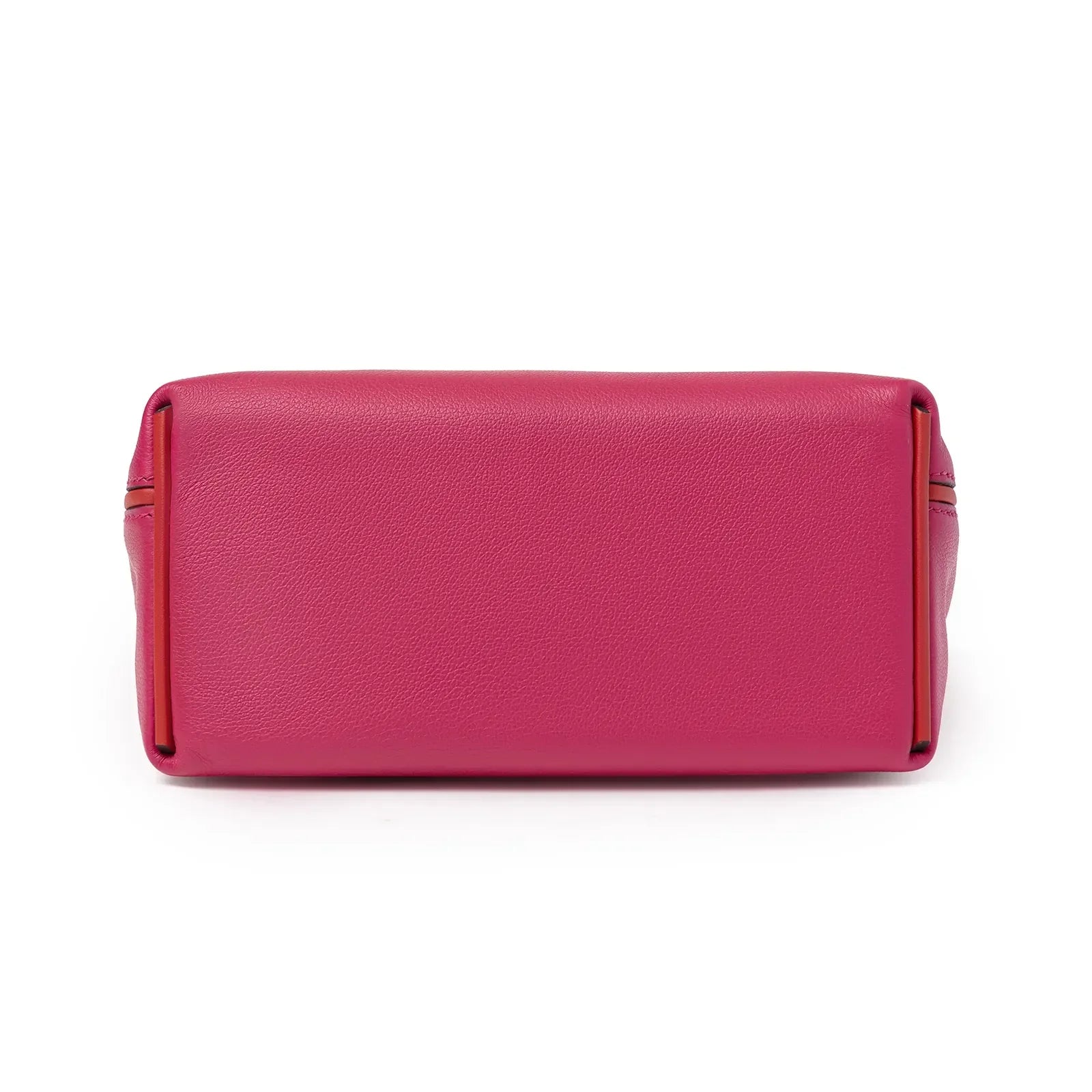 Hermès Mini 24/24 21 Rose Mexico/Rouge De Coeur Evercolor and Swift Palladium Hardware