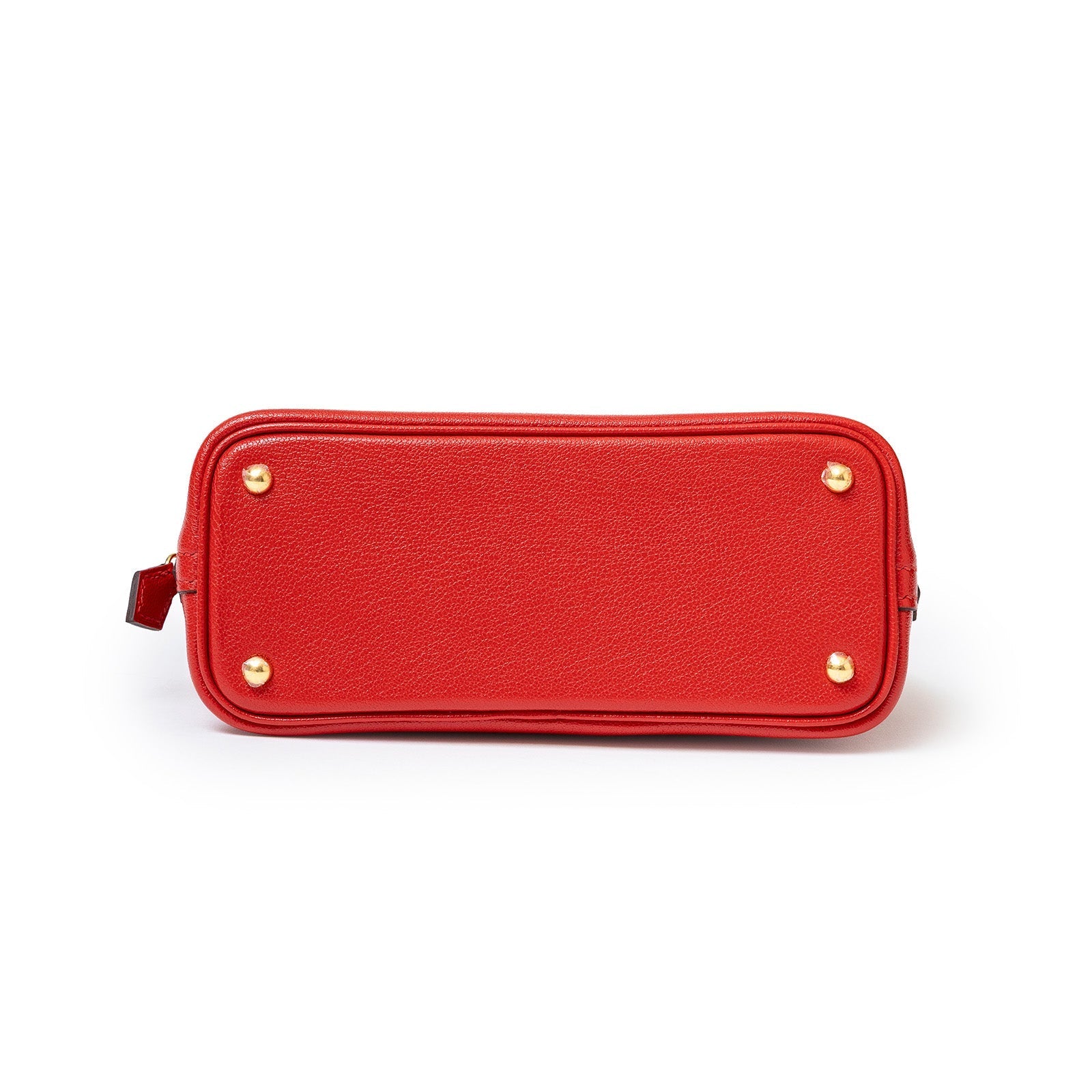 Hermès Mini Bolide 1923 Rouge De Coeur Chevre Chamkila Gold Hardware