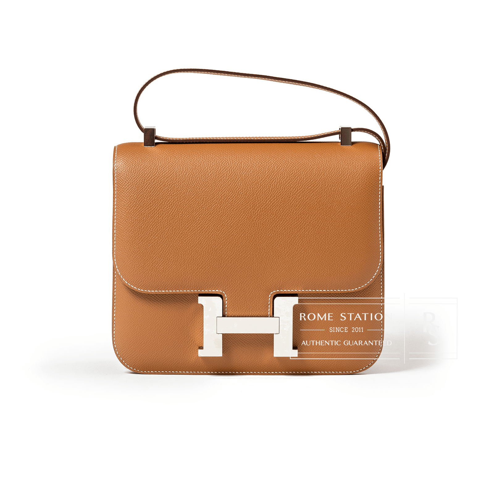 Hermès Mini Constance 18 Gold Epsom Palladium Hardware